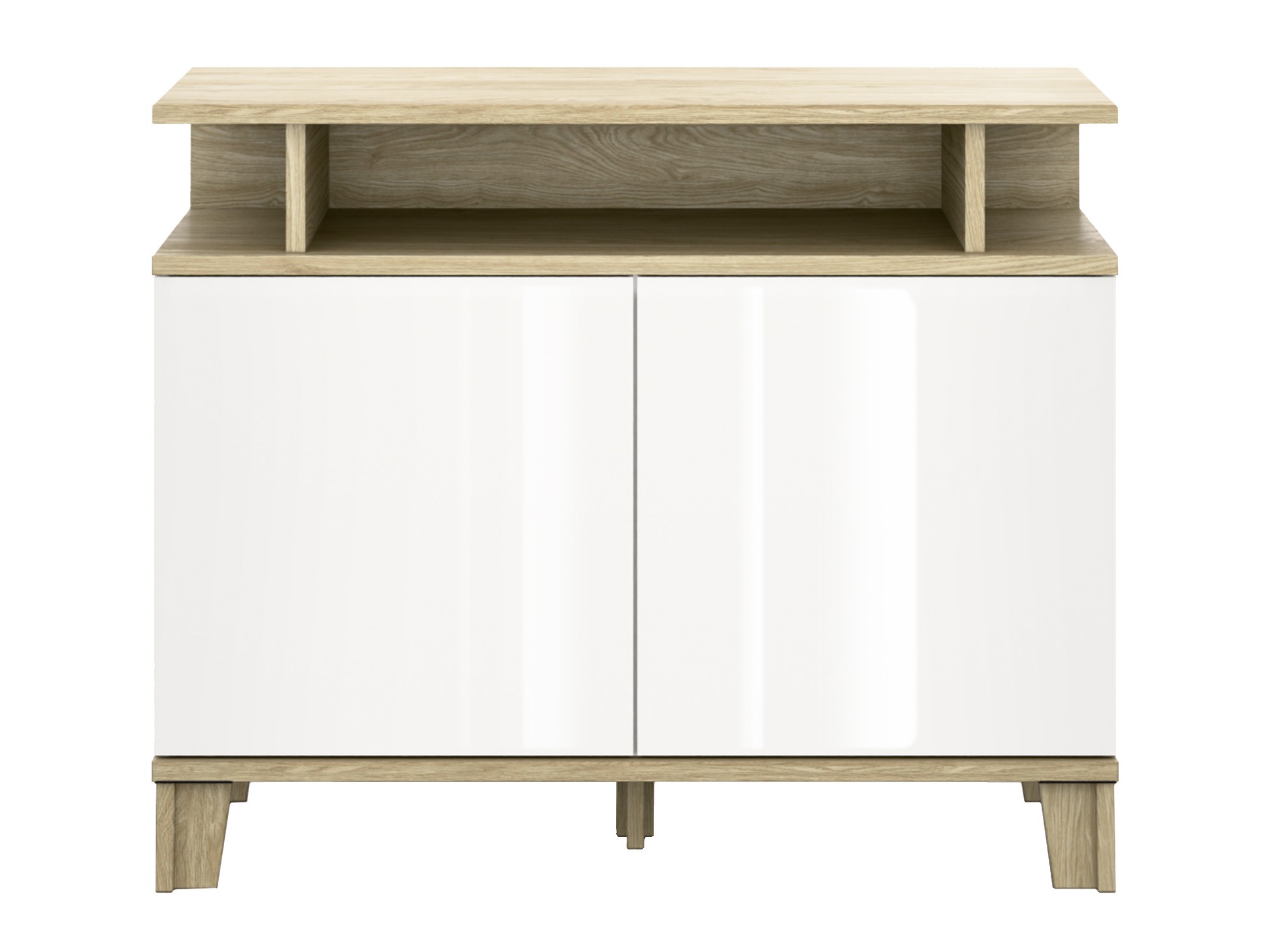 Aparador Evarveru 107 (Branco brilhante)