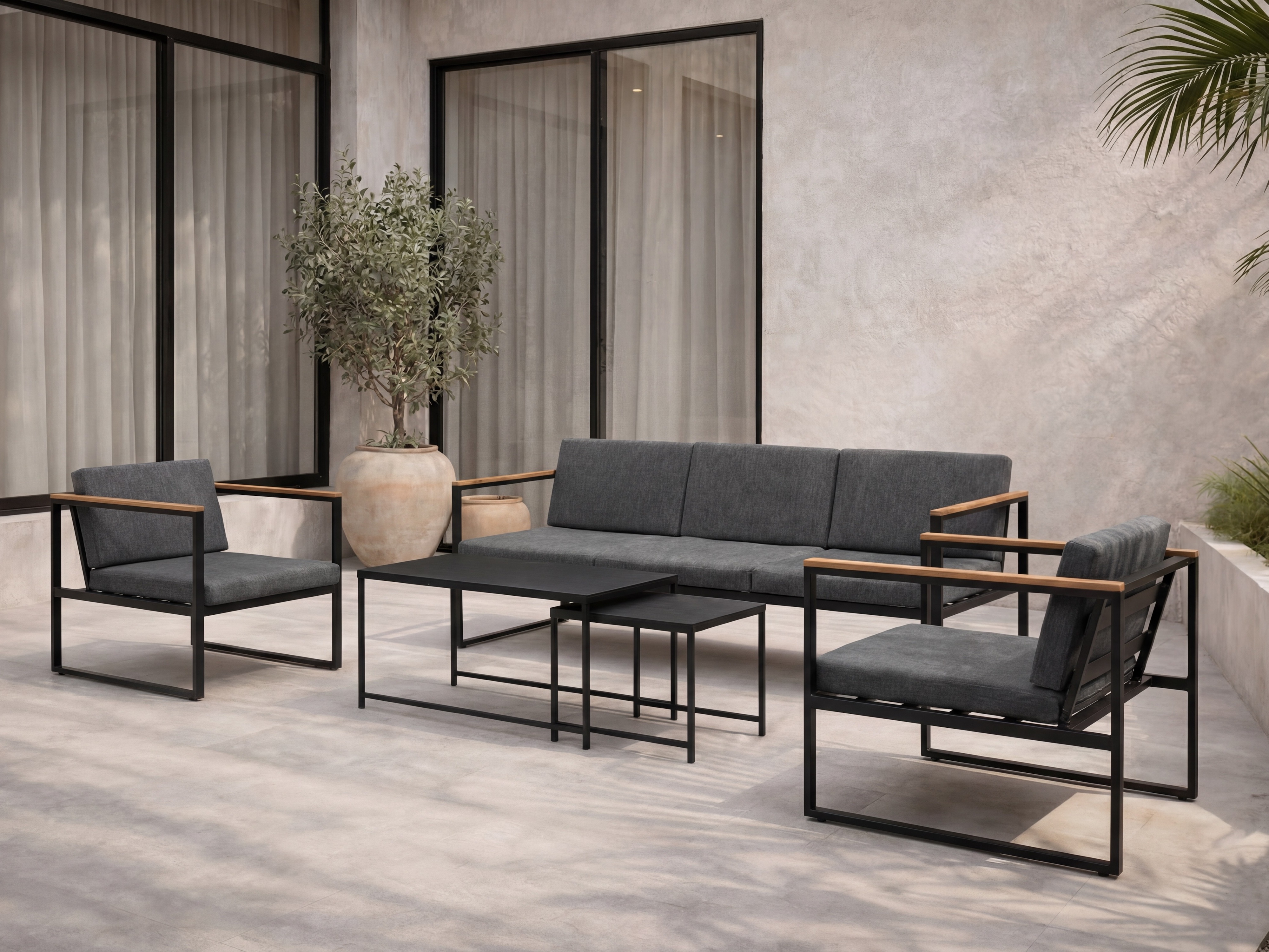 Conjunto de mobiliário para o exterior Dallas 560