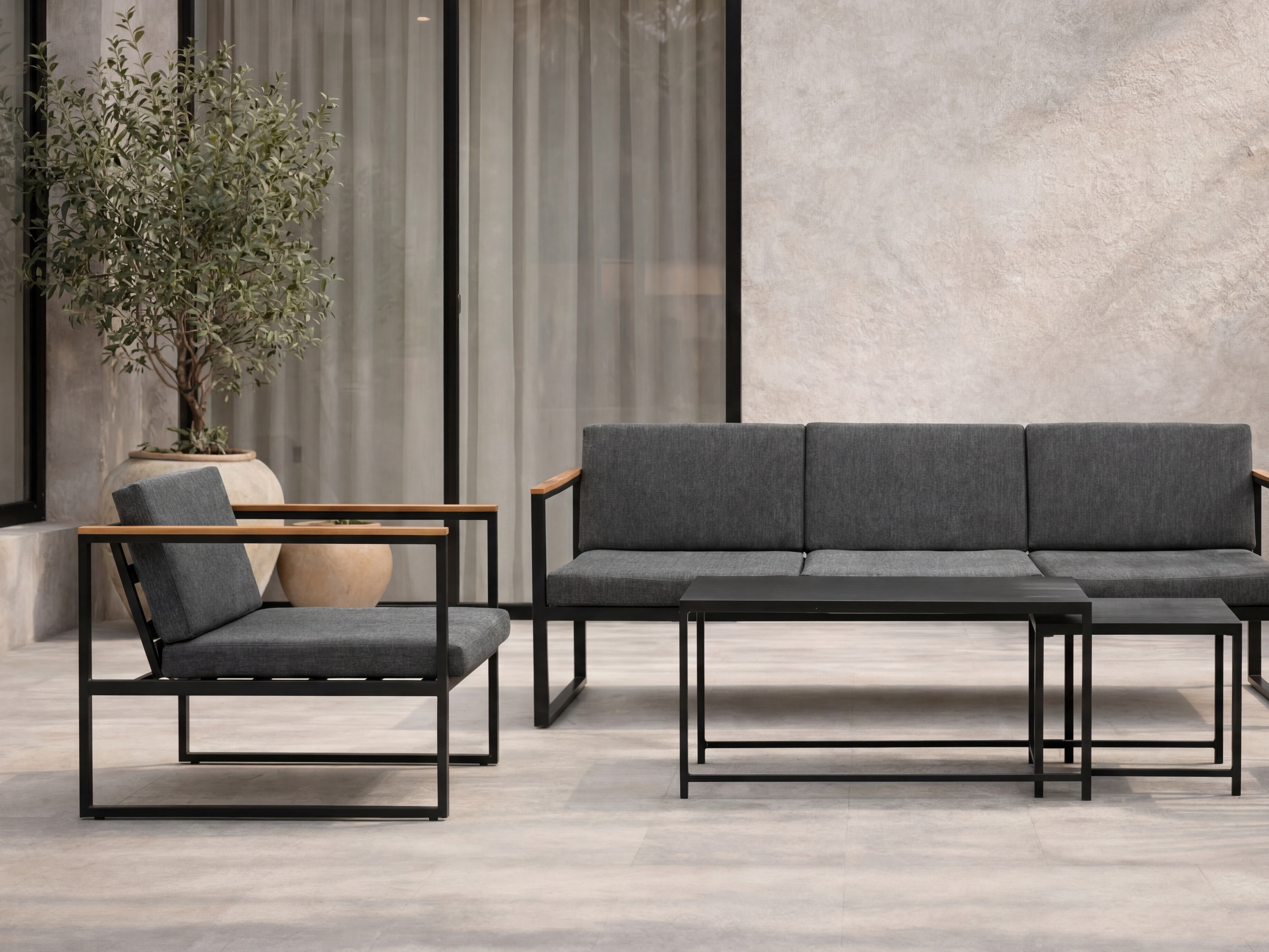 Conjunto de mobiliário para o exterior Dallas 560