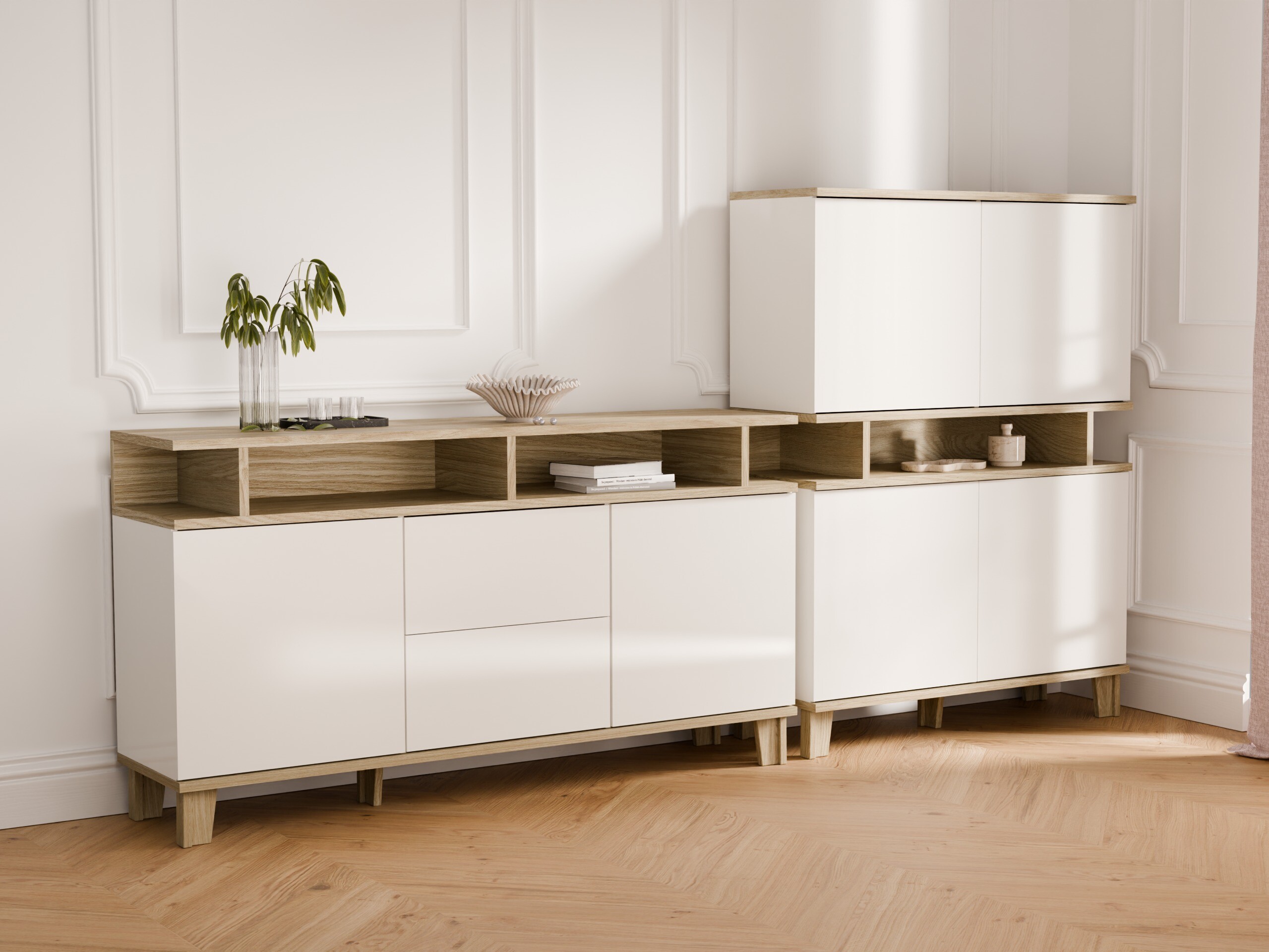 Estante Evarveru 106 (Mate branco)