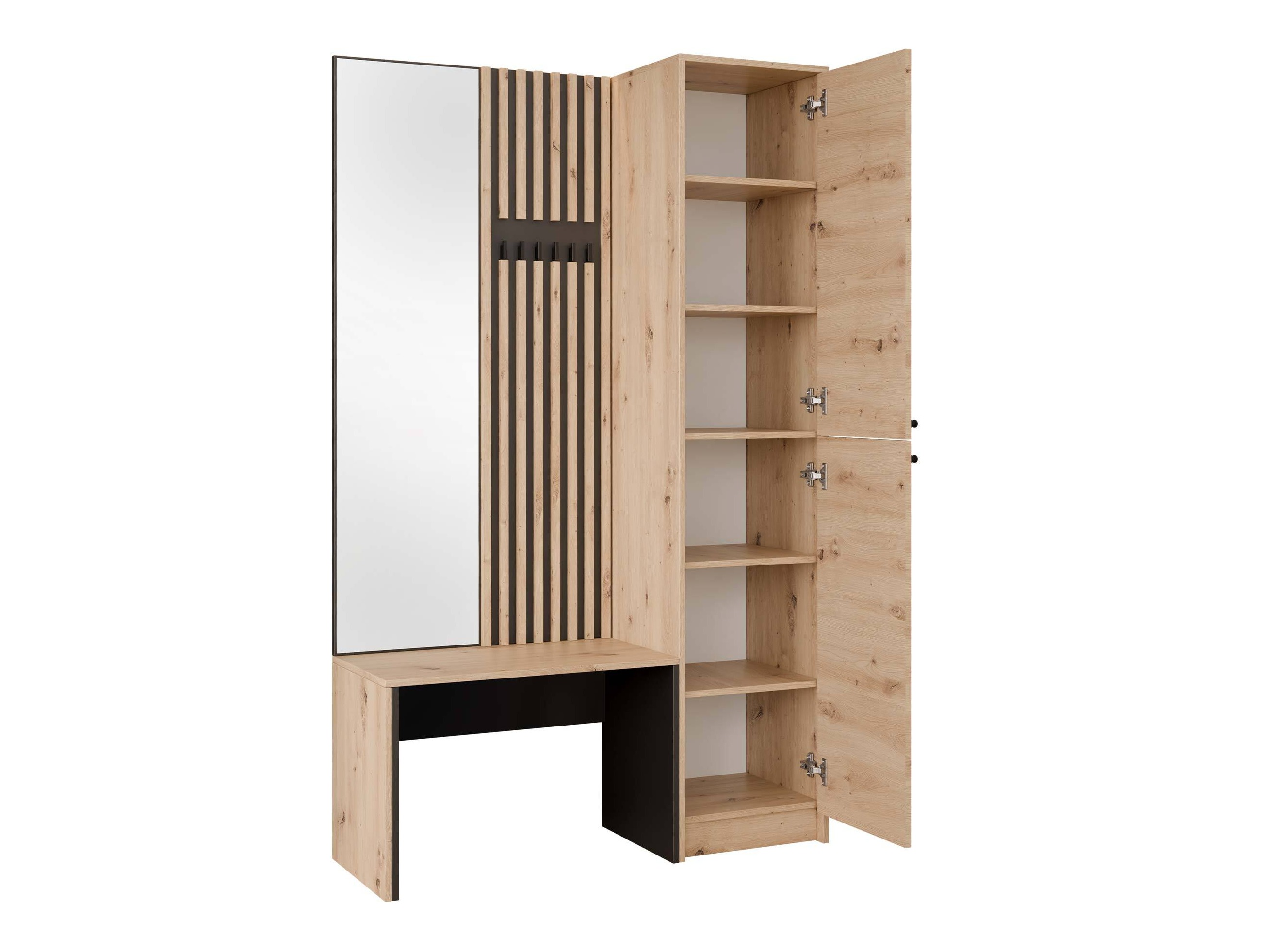 Conjunto para corredor Comfivo Nomas (Bege + Preto)