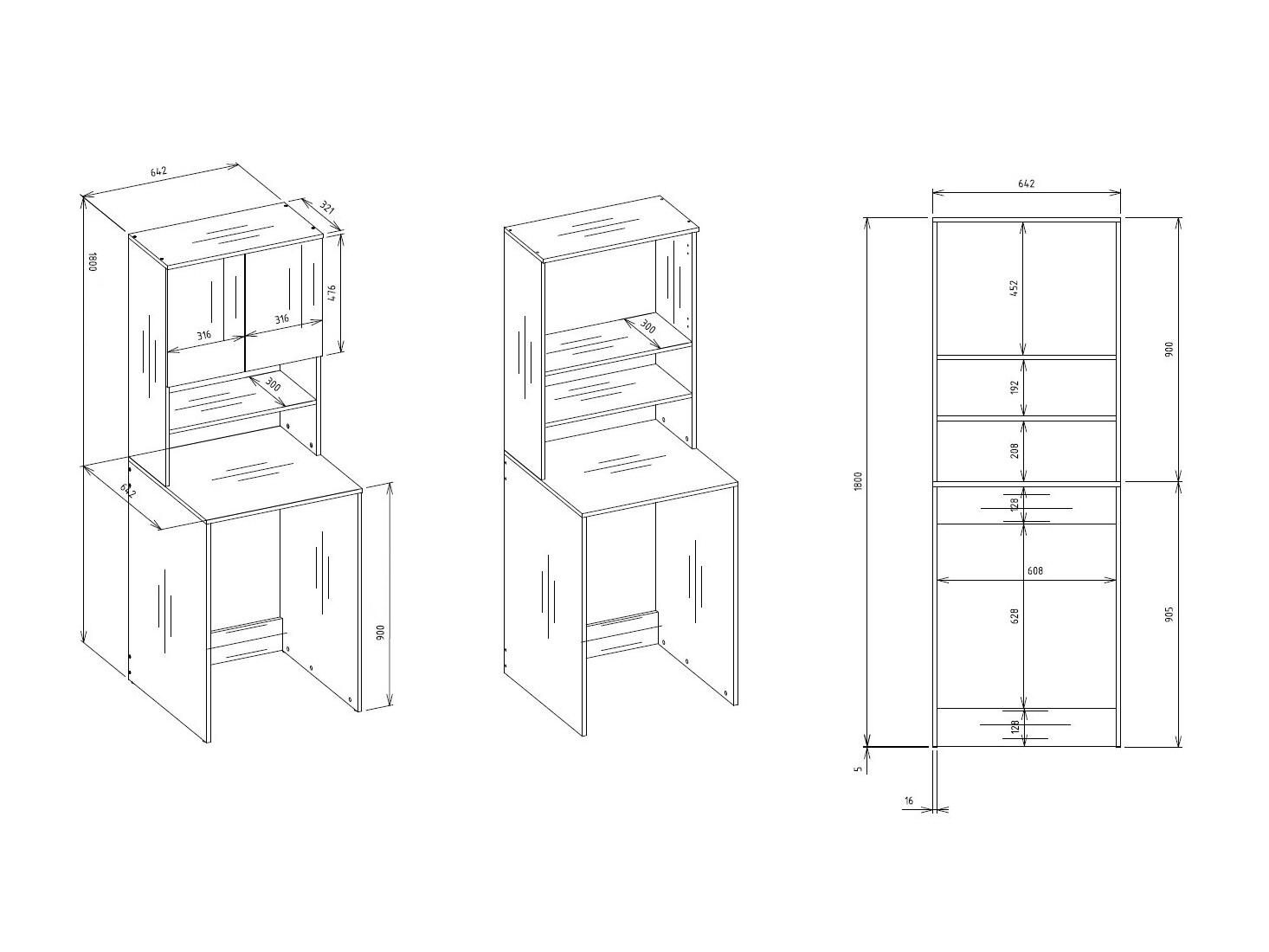 Prateleira para casa de banho Balelbo 112 (Branco)