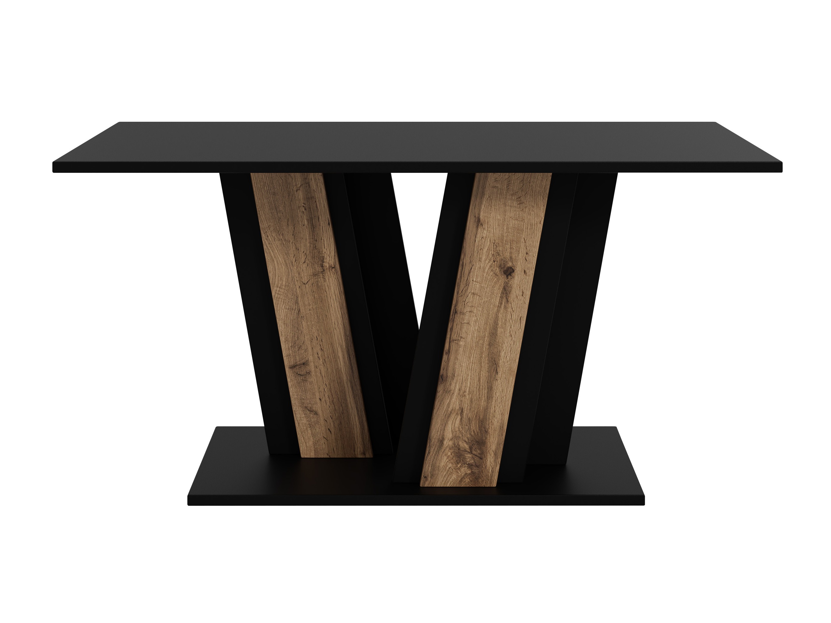 Mesa de centro Goodyear 138 (Preto + Carvalho wotan)