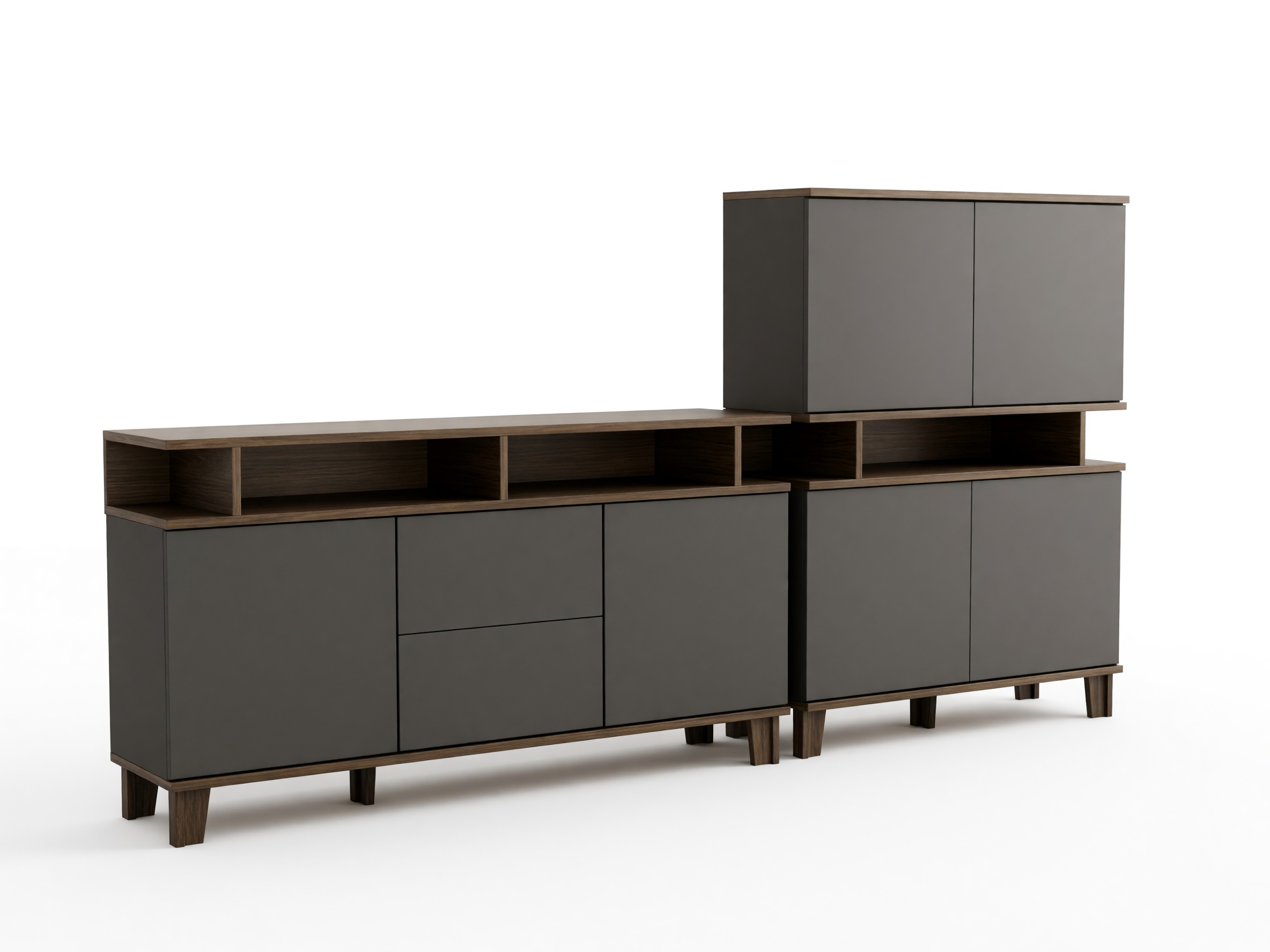 Conjunto para sala de estar Evarveru 109 (Antracite)