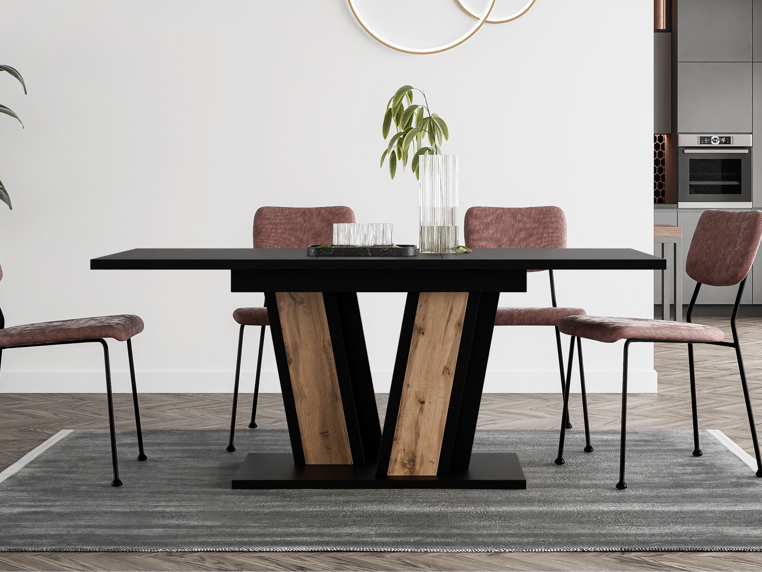 Mesa Goodyear 139 (Preto + Carvalho wotan)