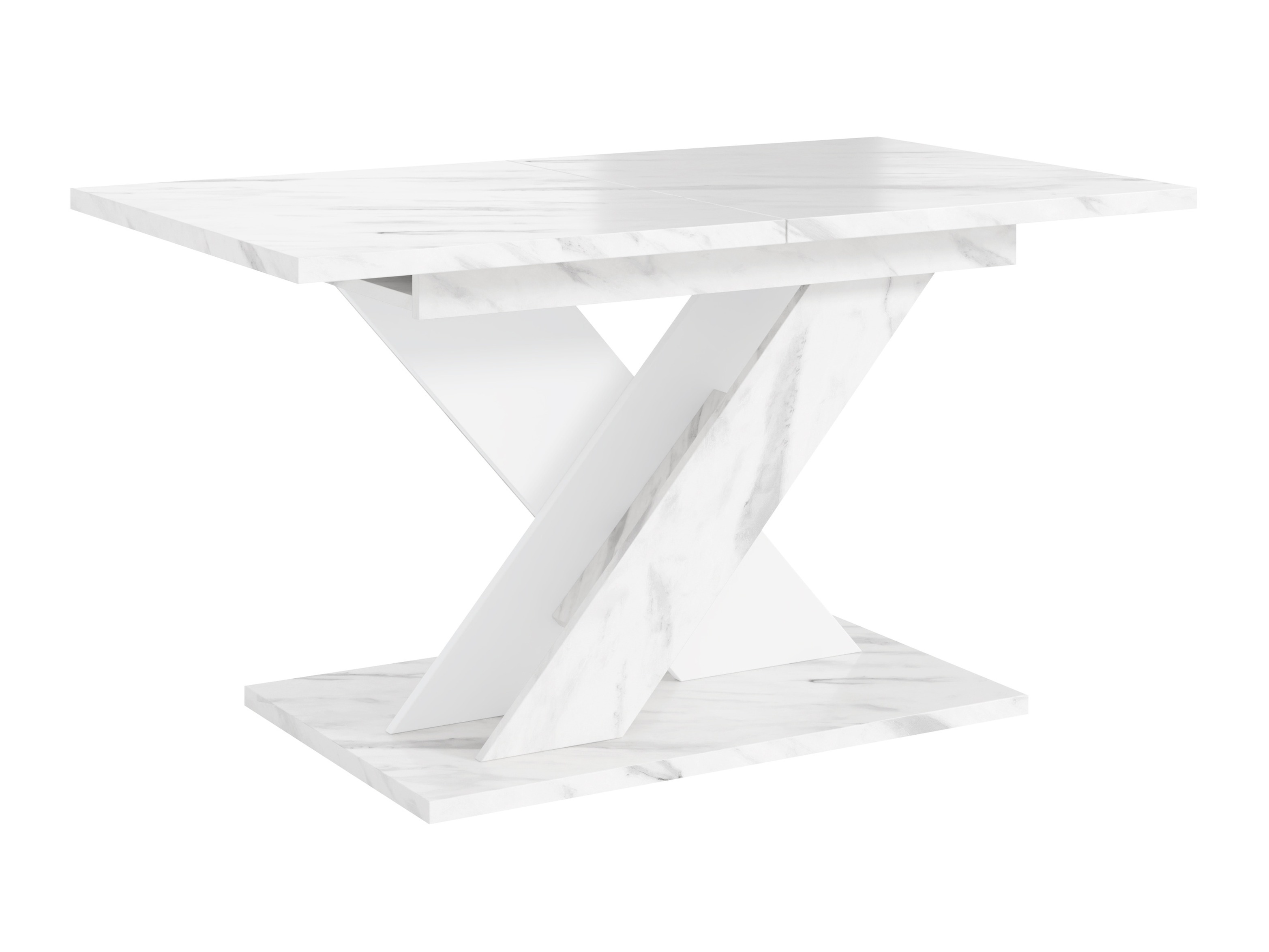 Mesa Goodyear 141 (Marmore branco + Branco)