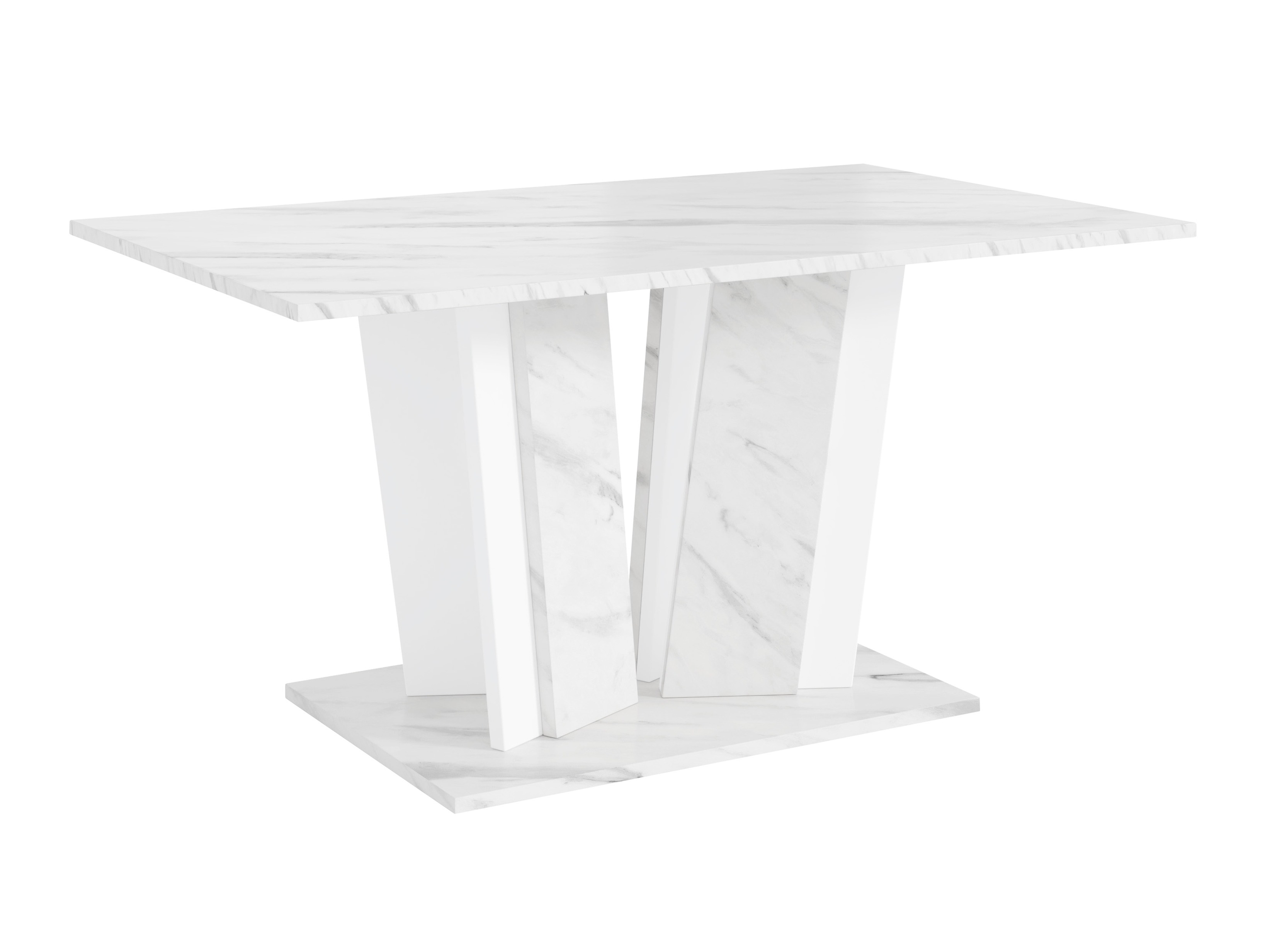 Mesa de centro Goodyear 143 (Marmore branco + Branco)