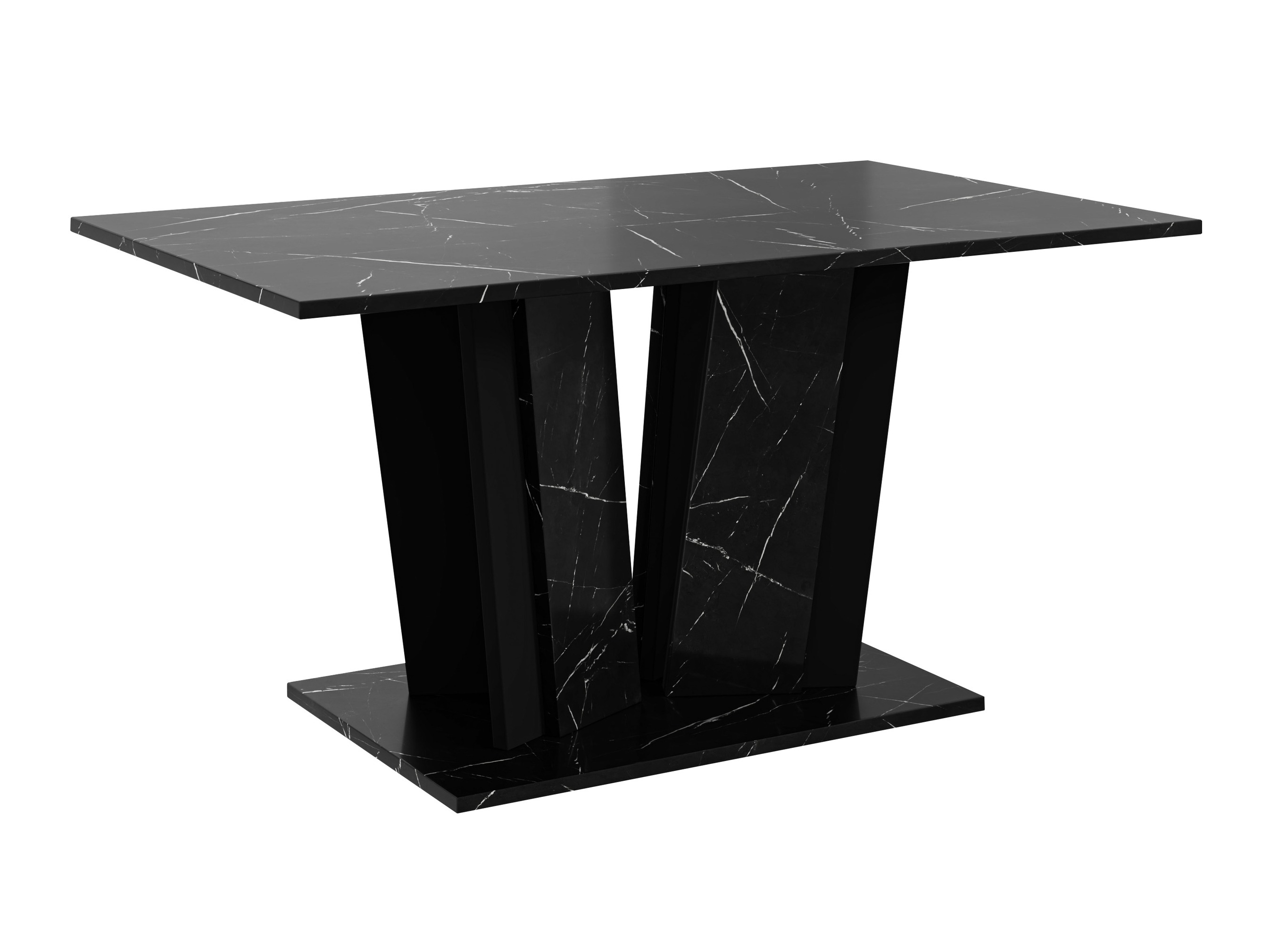 Mesa de centro Goodyear 143 (Mármore preto + Preto)
