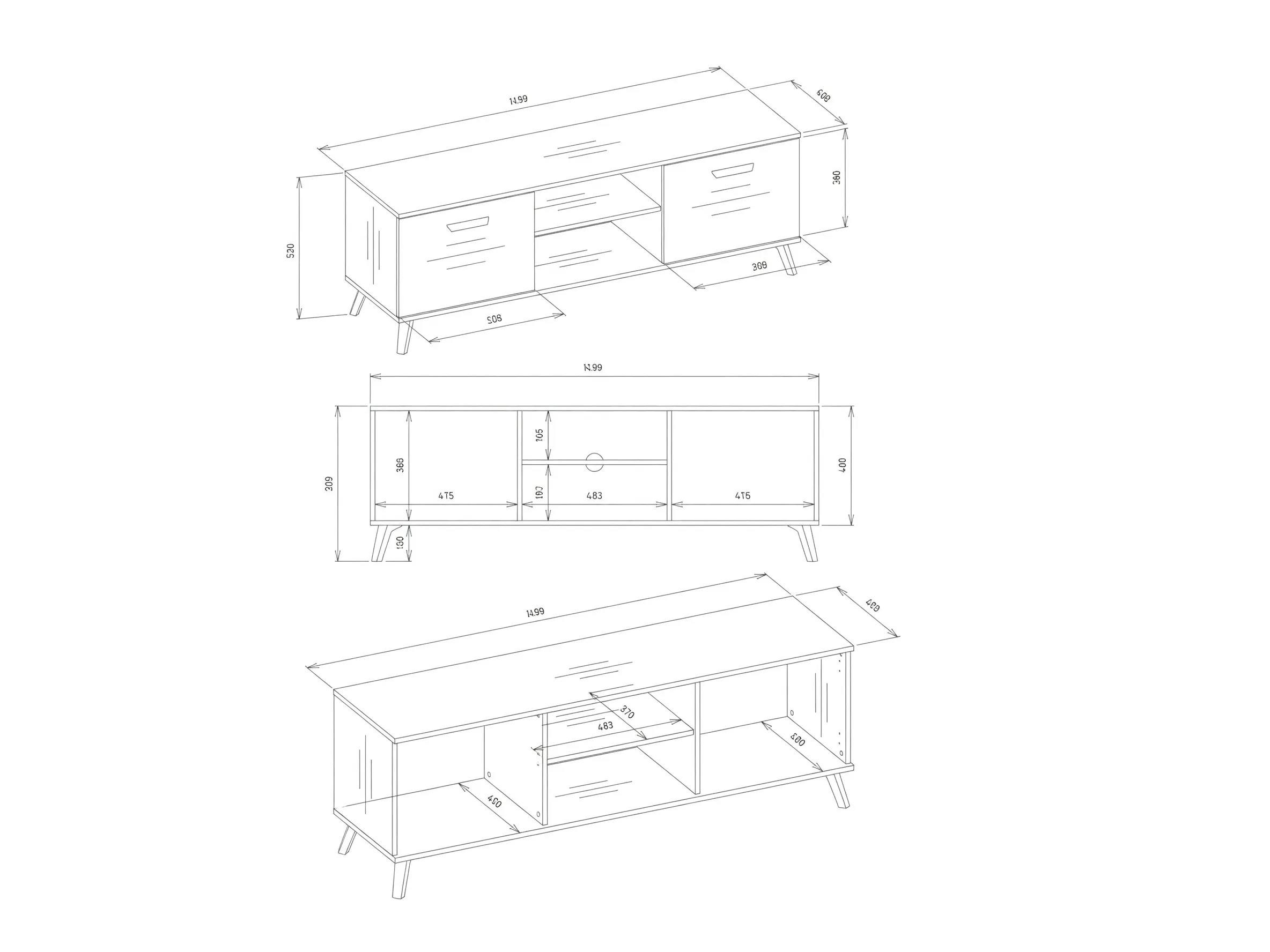 Conjunto para sala de estar Telue 105