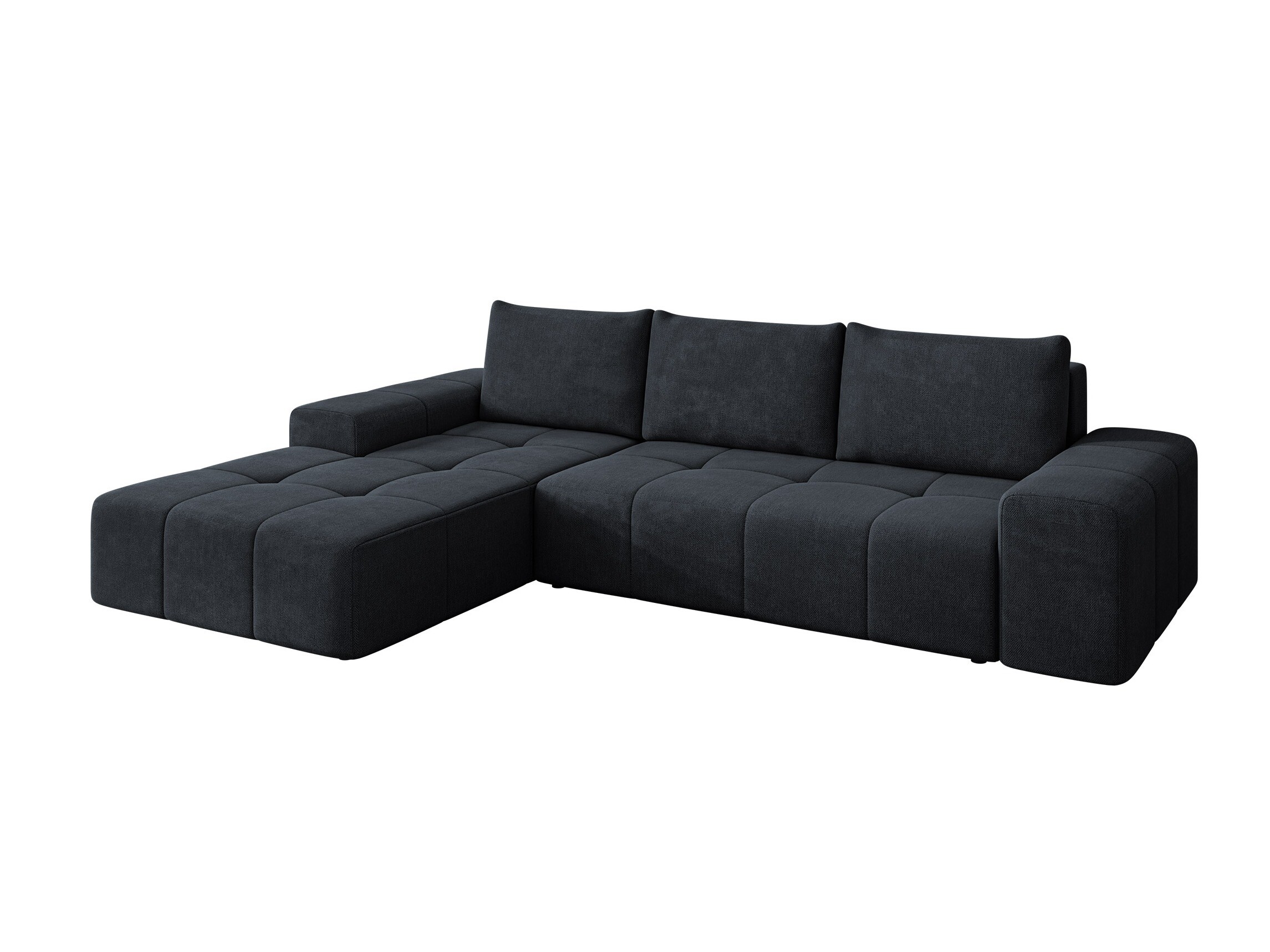 Sofá de canto Comfivo Origor I (Spirit Black)