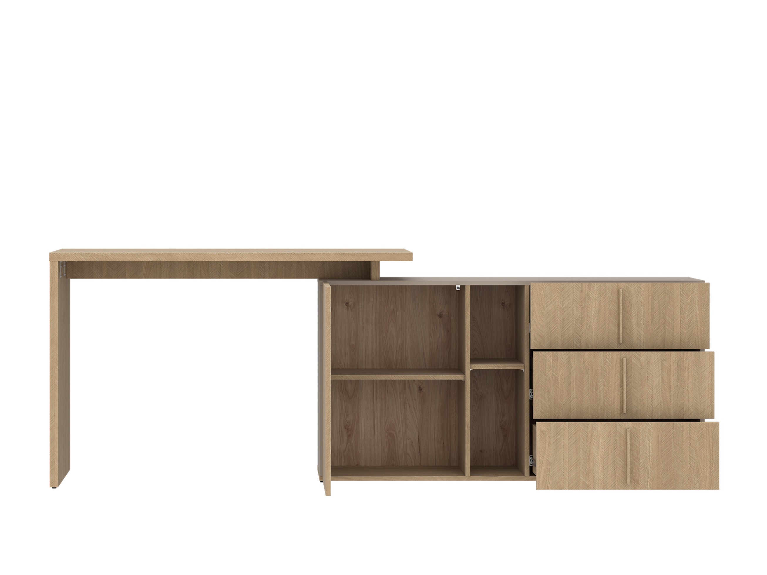 Mesa de escritório para cantos Floveni 123