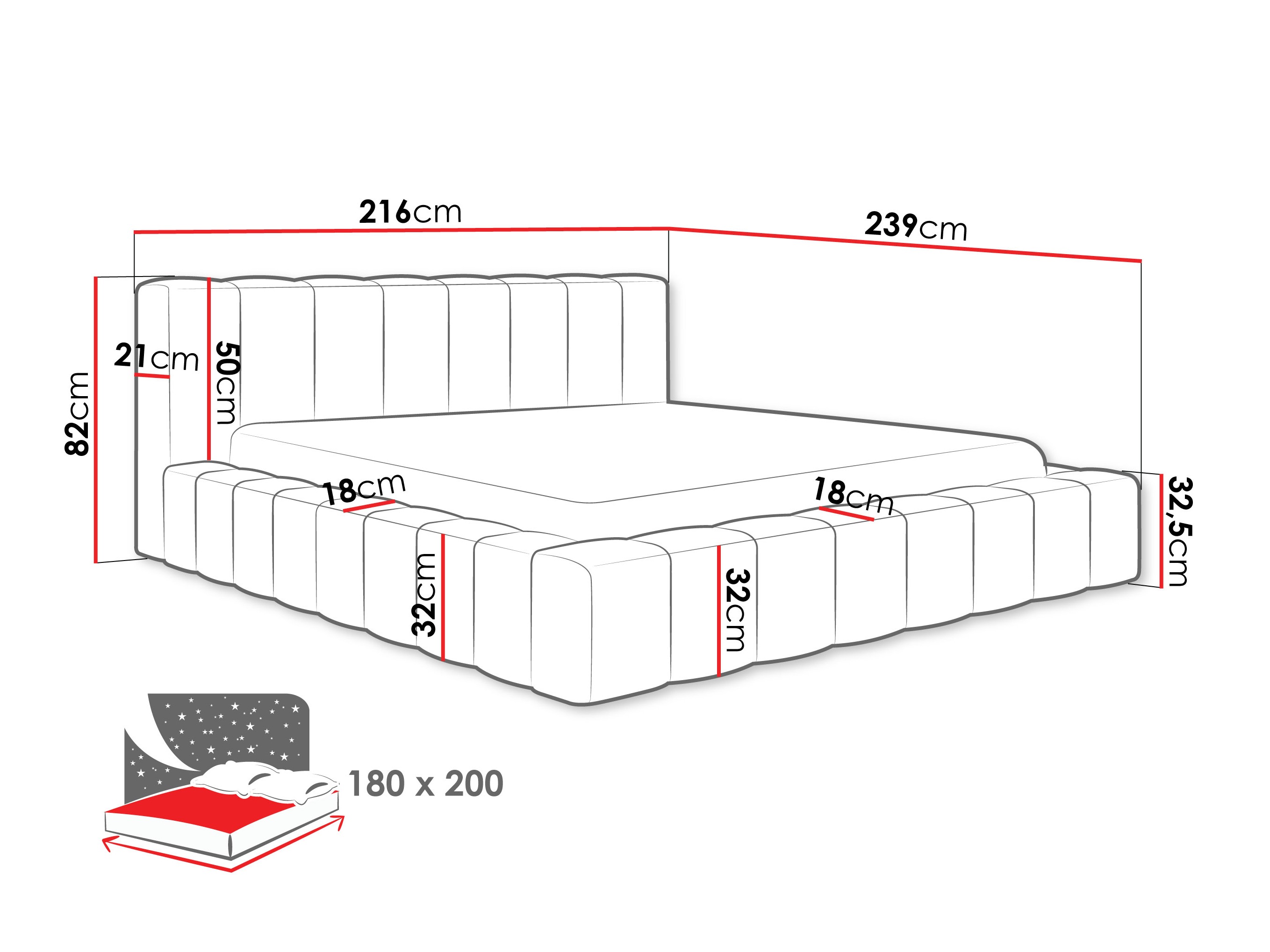 Cama SP7216