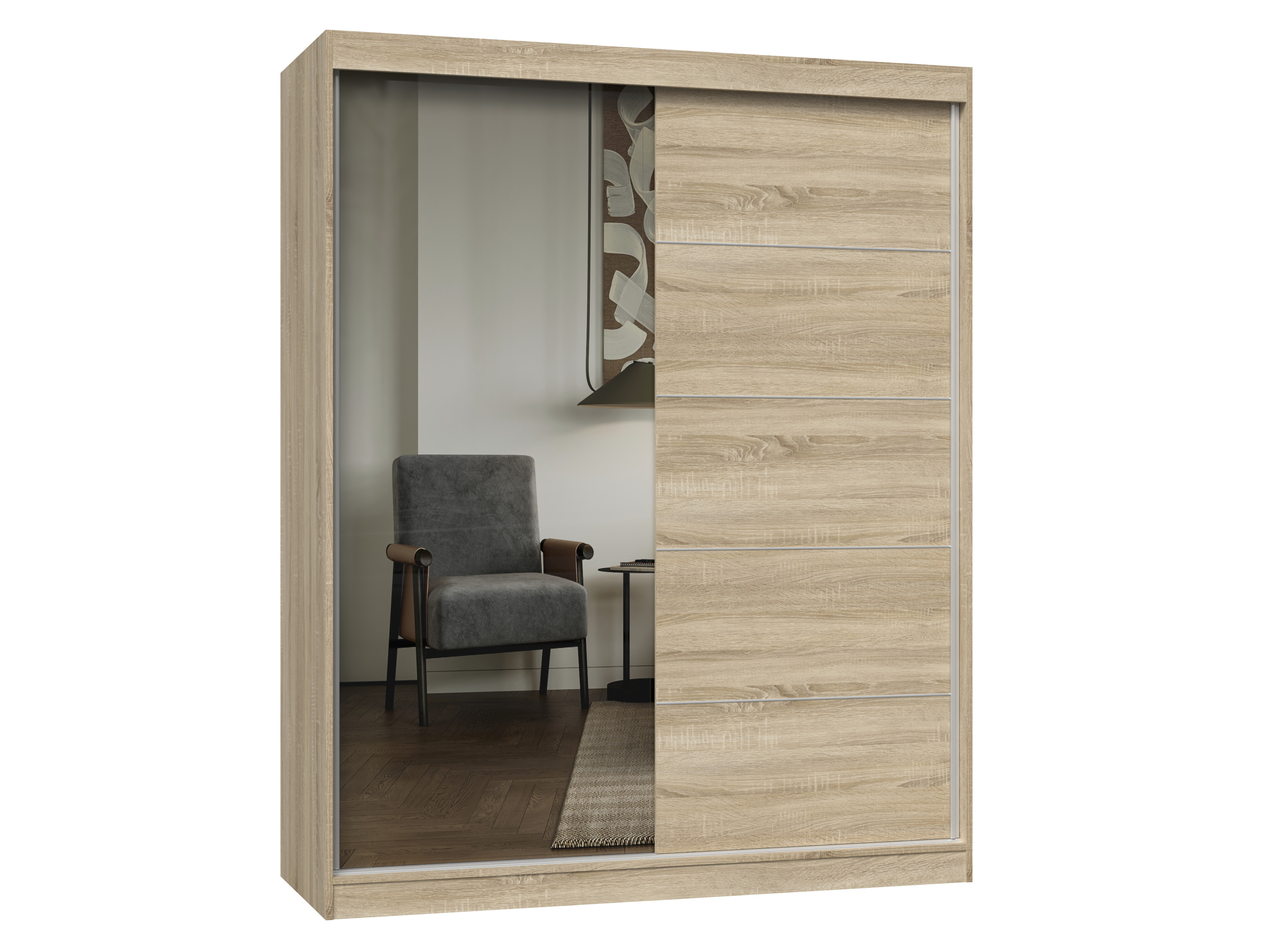 Roupeiro Mandeville 389 (Carvalho sonoma)