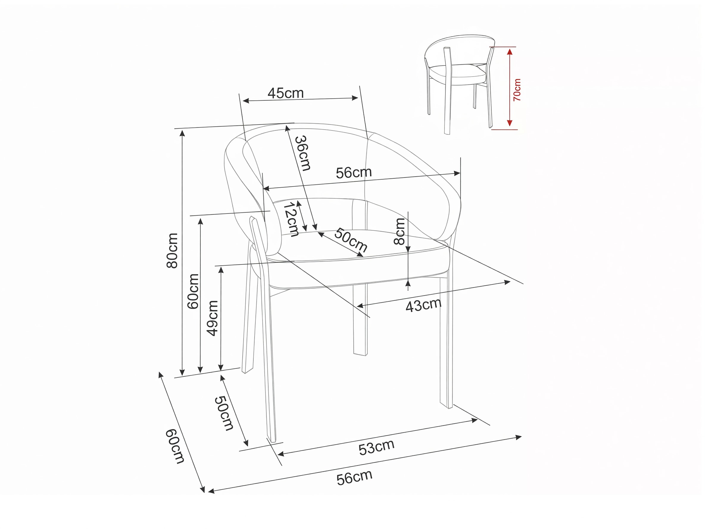 Cadeira Detroit 1047 (Bege)