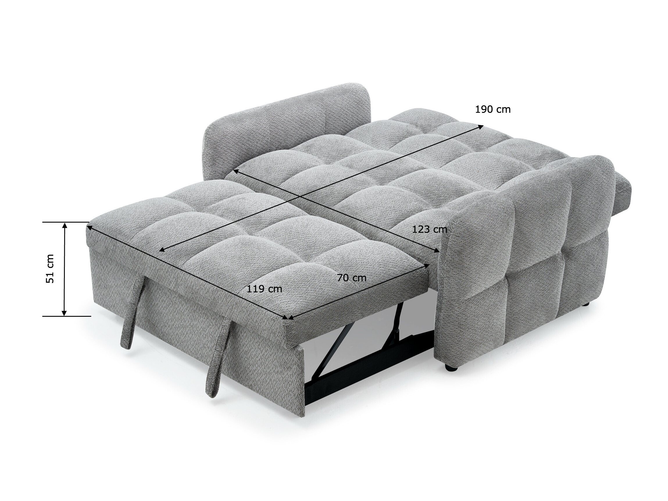 Sofá-cama Comfivo Moditas (Egon 11)