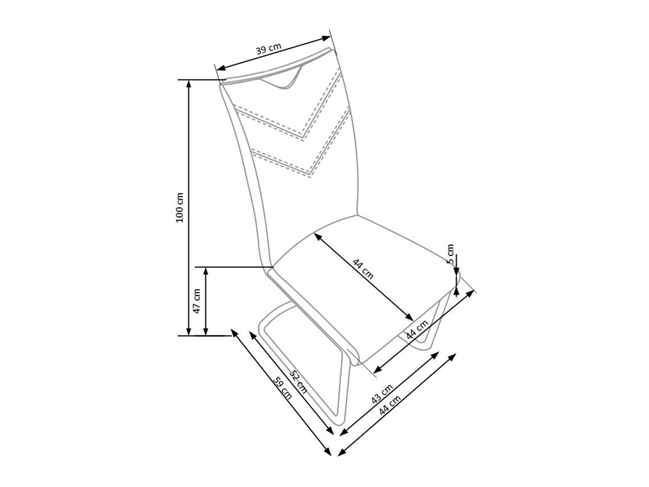 Cadeira Houston 2202 (Branco)