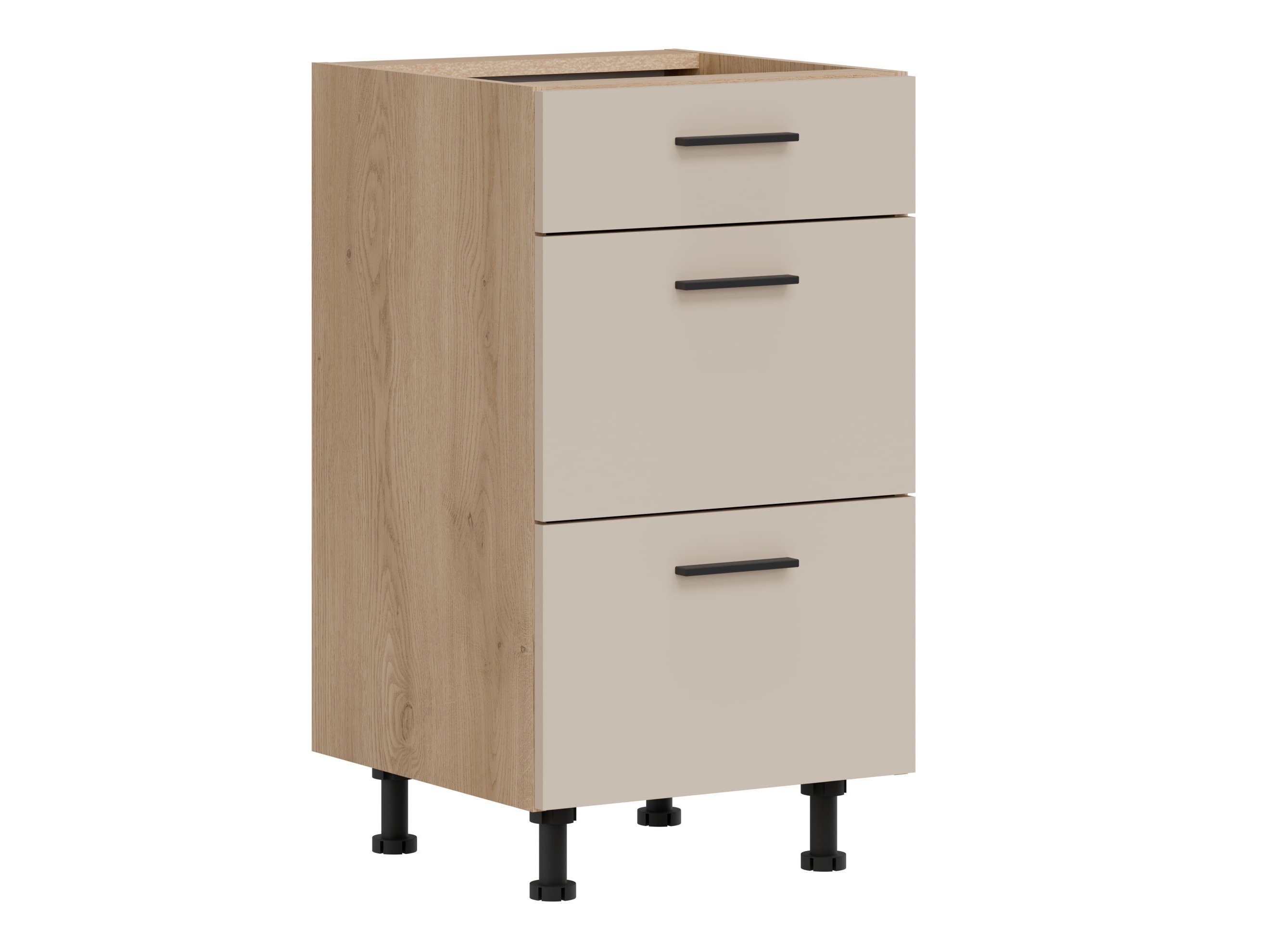 Armário modular com gavetas Ati Cashmere 140