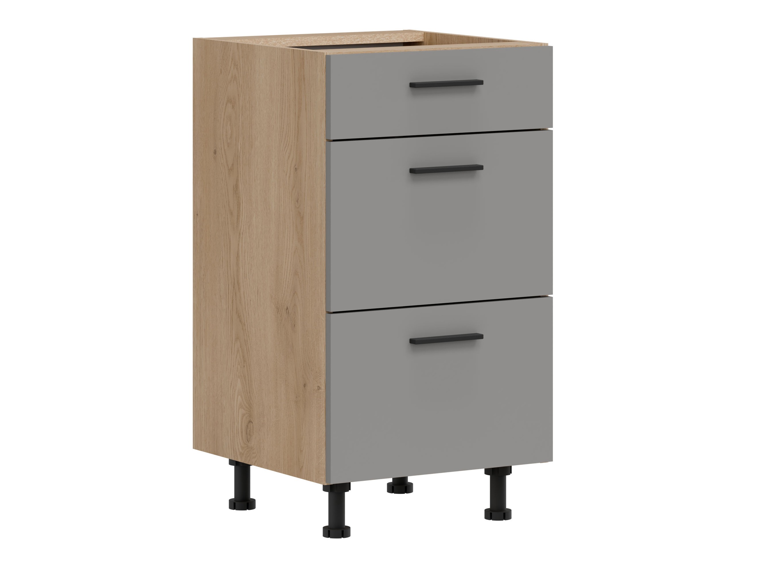 Armário modular com gavetas Ati Grey Artisan 105