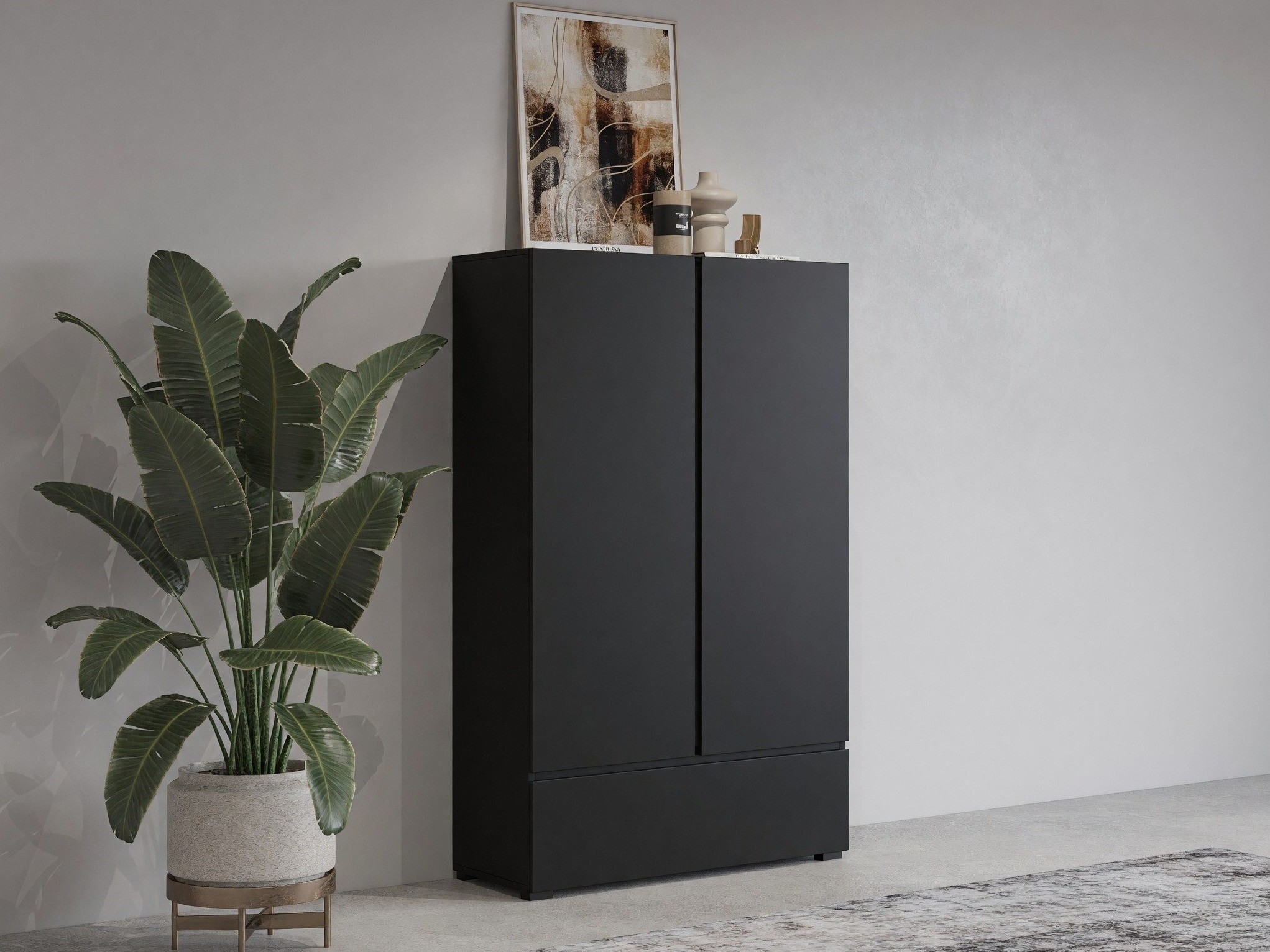 Estante Alfere 128 (Preto)