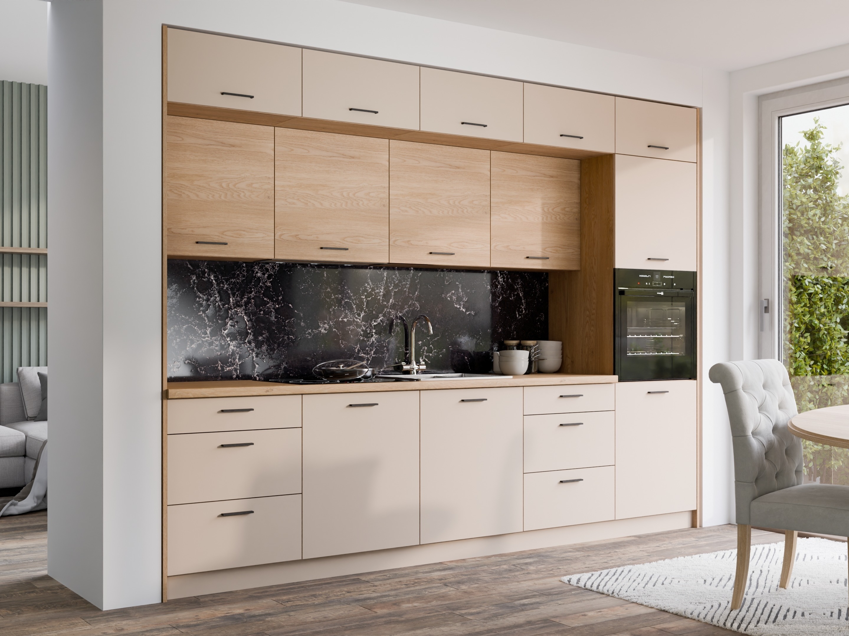 Armário modular com portas Ati Cashmere 141