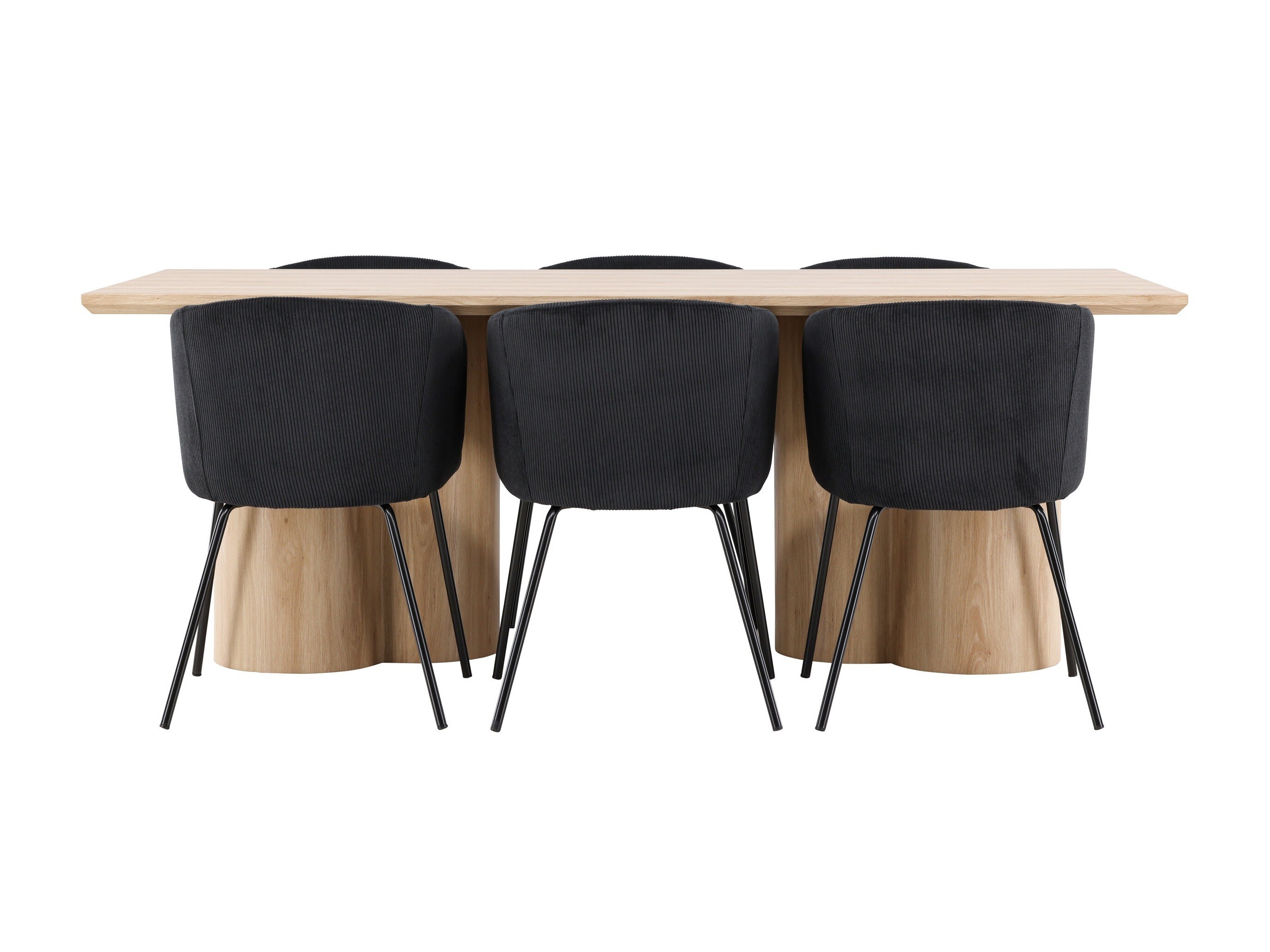 Conjunto para refeições Dallas 5181 (Madeira clara)