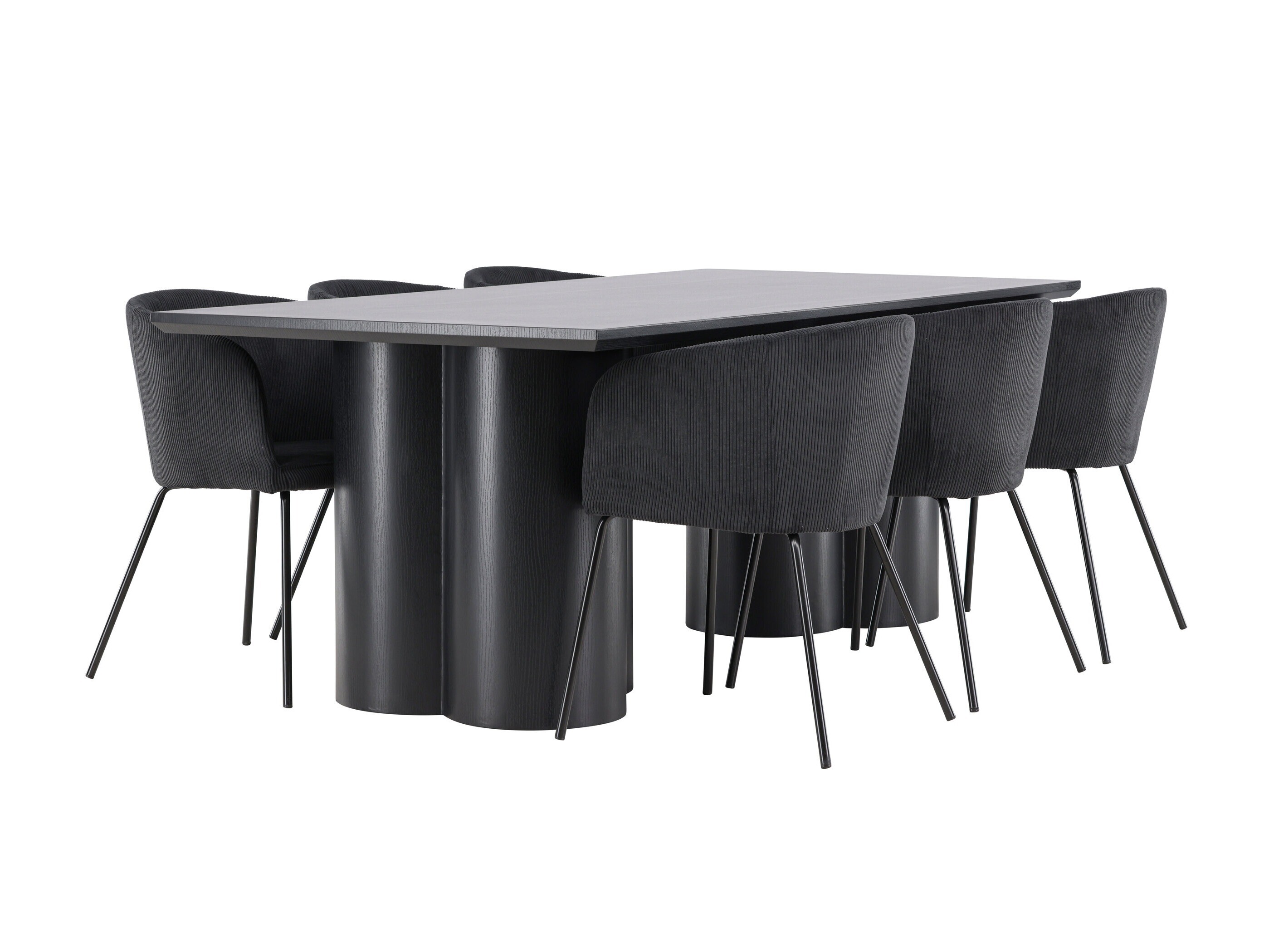 Conjunto para refeições Dallas 5181 (Preto)