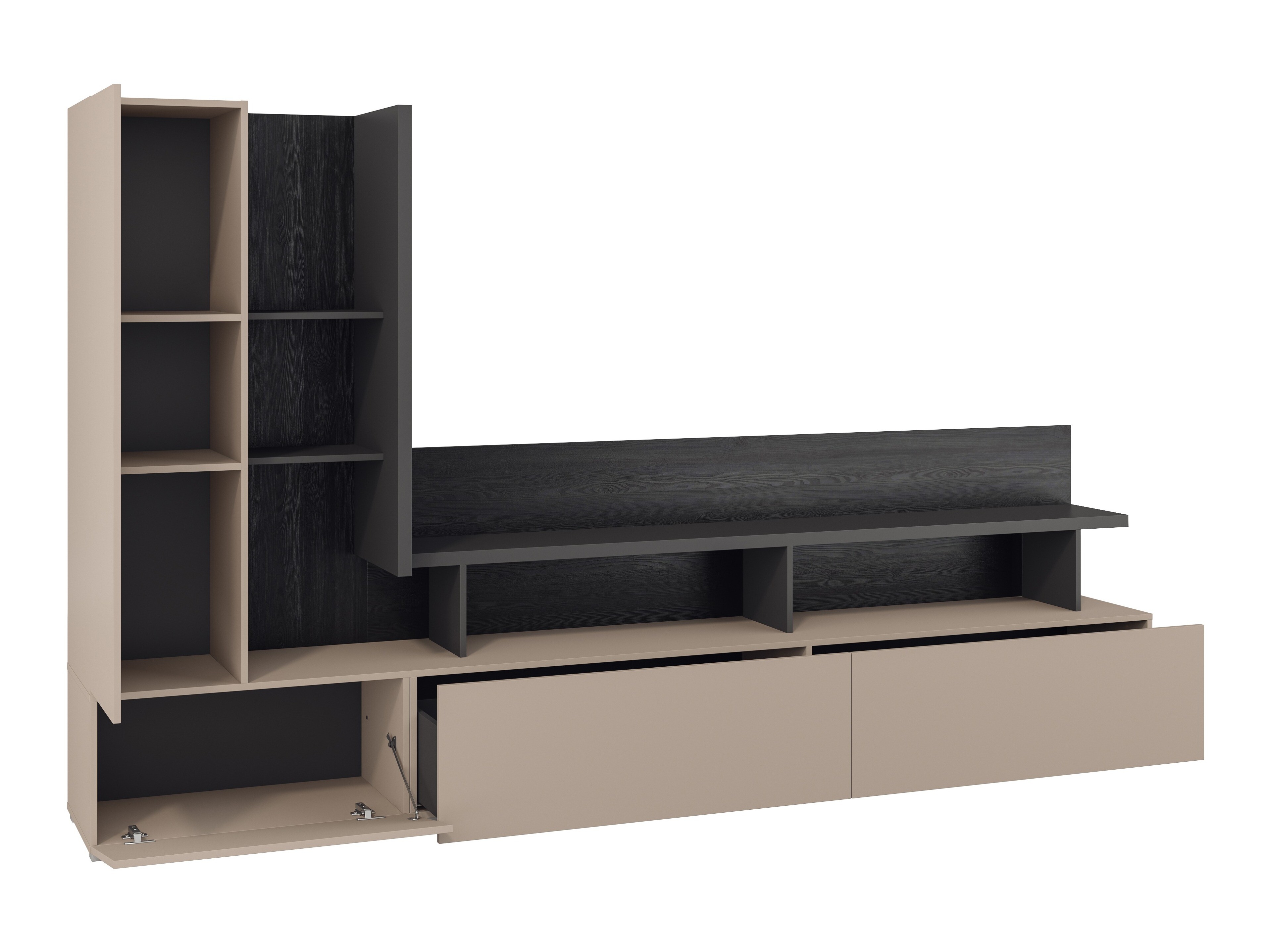 Conjunto para sala de estar Virvele 103 (Congo + Antracite)