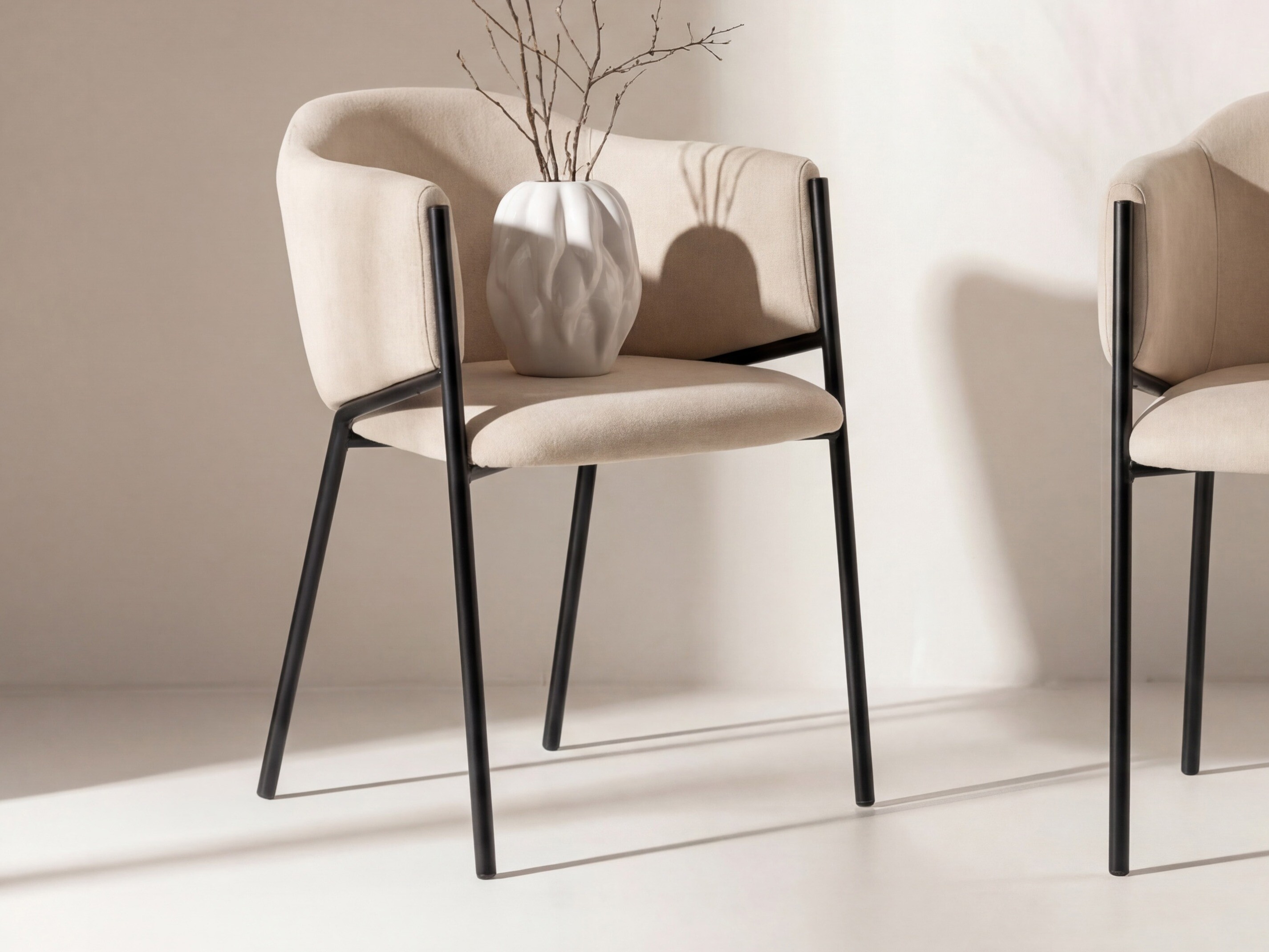 Cadeira Dallas 5354 (Bege + Preto)