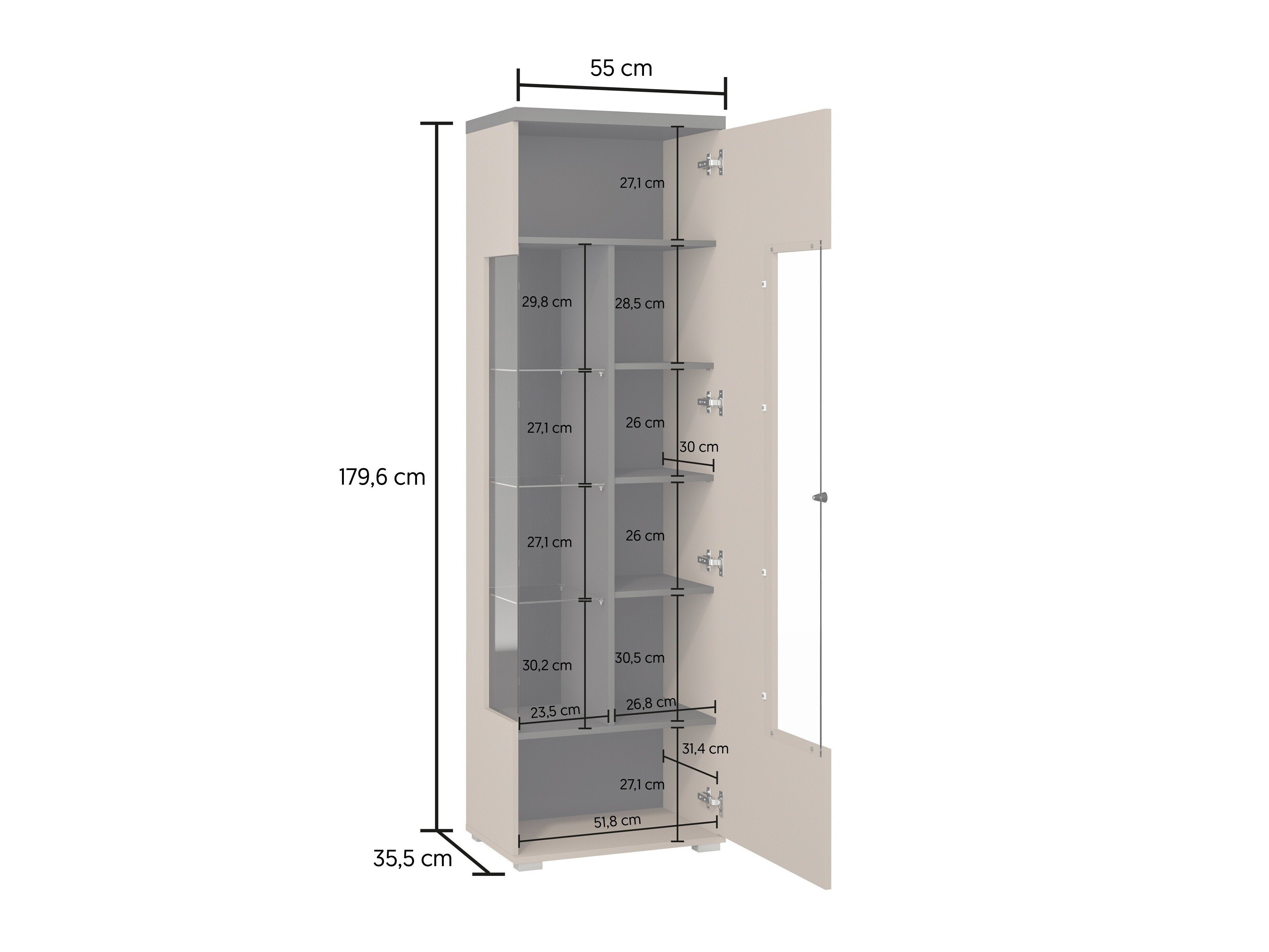 Conjunto para sala de estar Virvele 103 (Congo + Antracite)