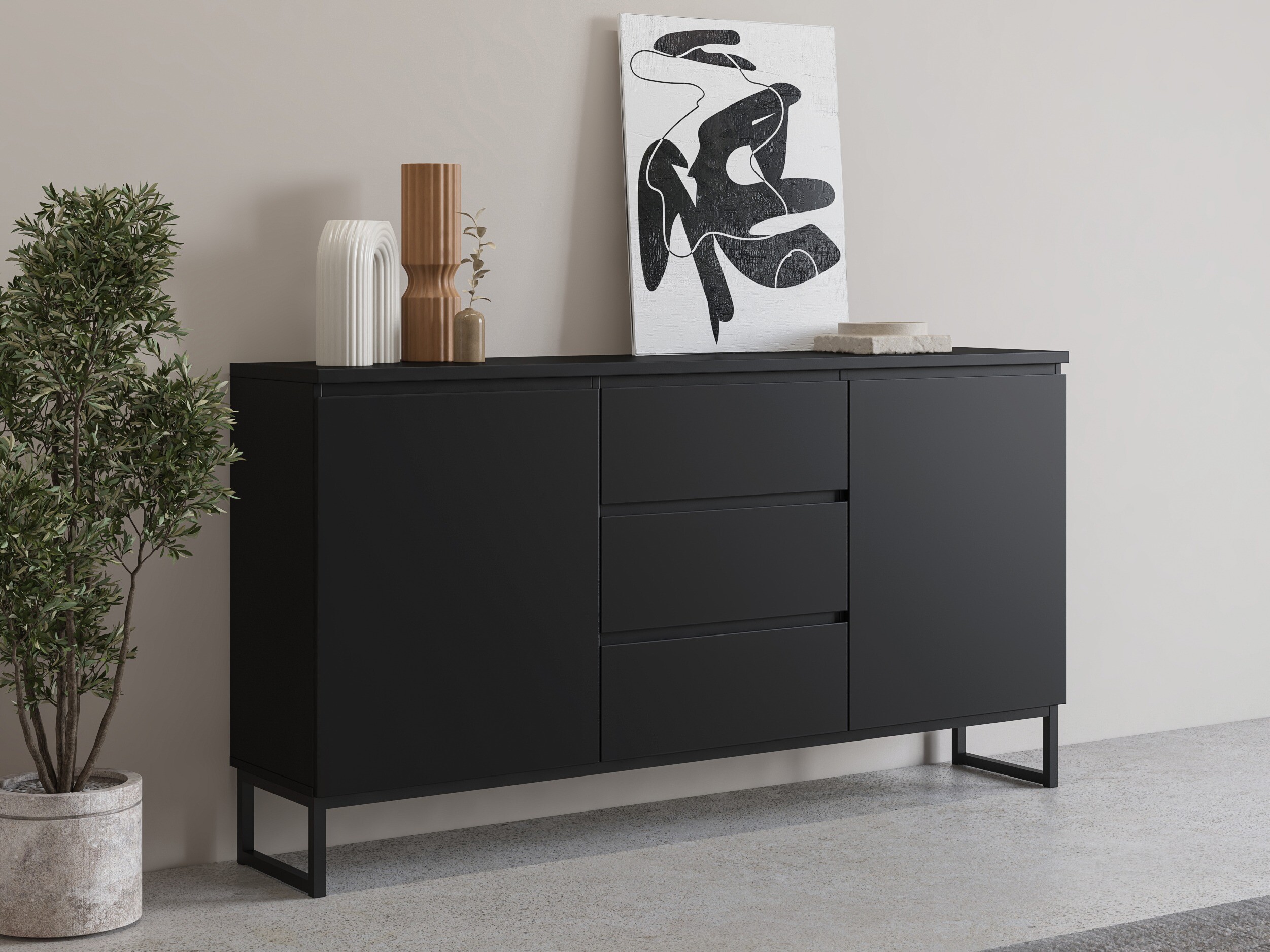 Cómoda Velsora 102 (Preto)