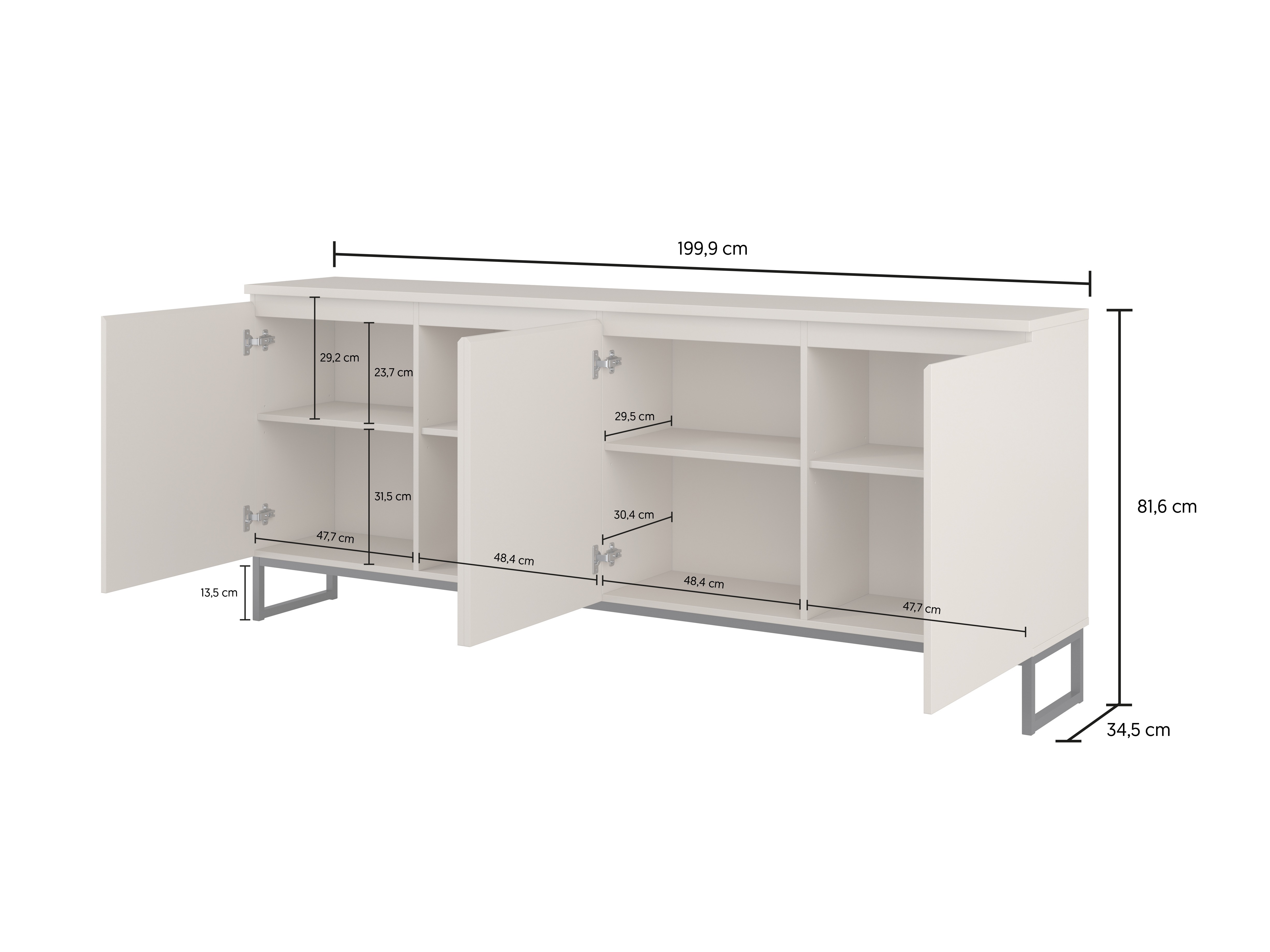 Conjunto para sala de estar Velsora 108 (Caxemira)