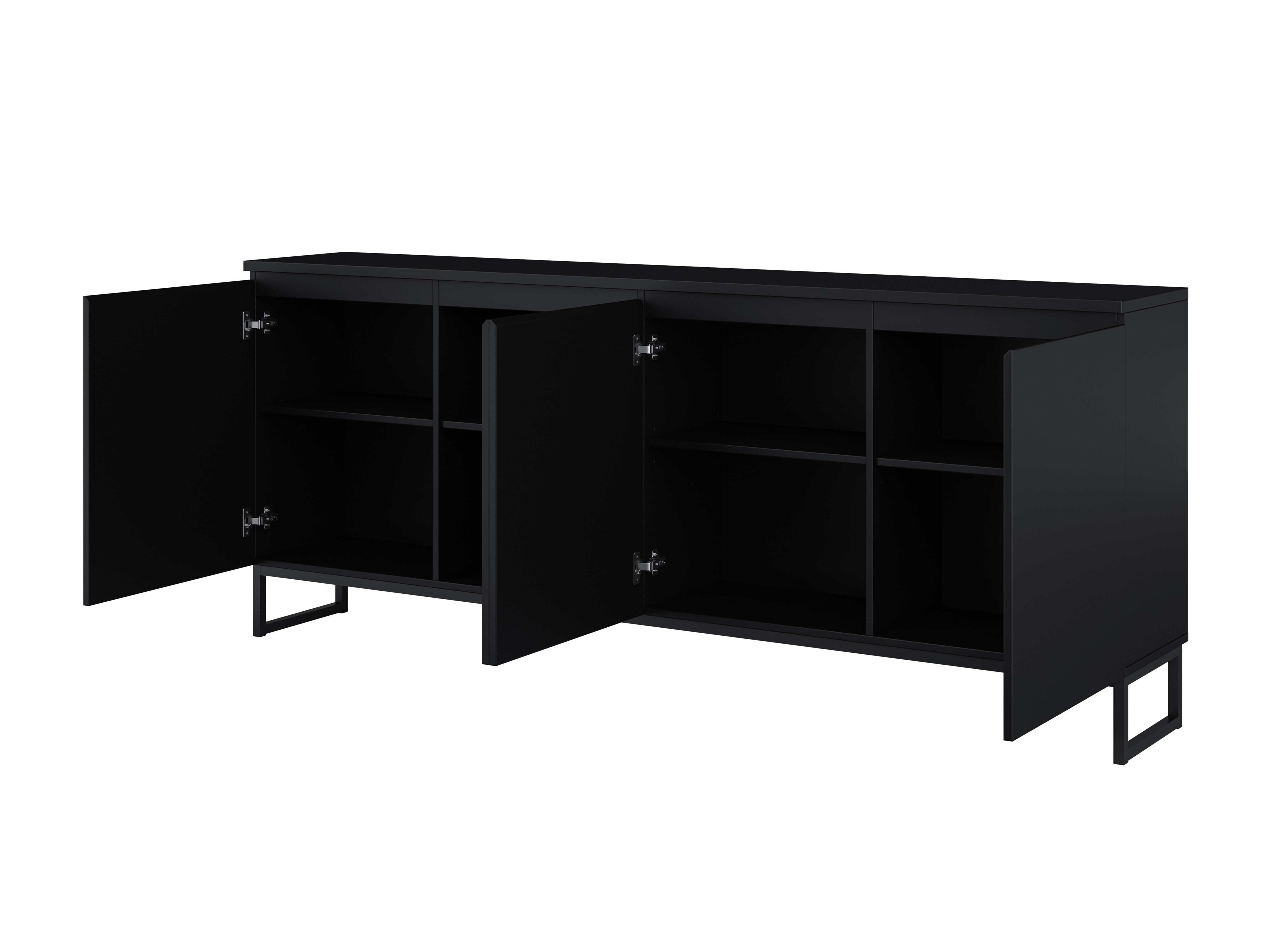 Conjunto para sala de estar Velsora 108 (Preto)