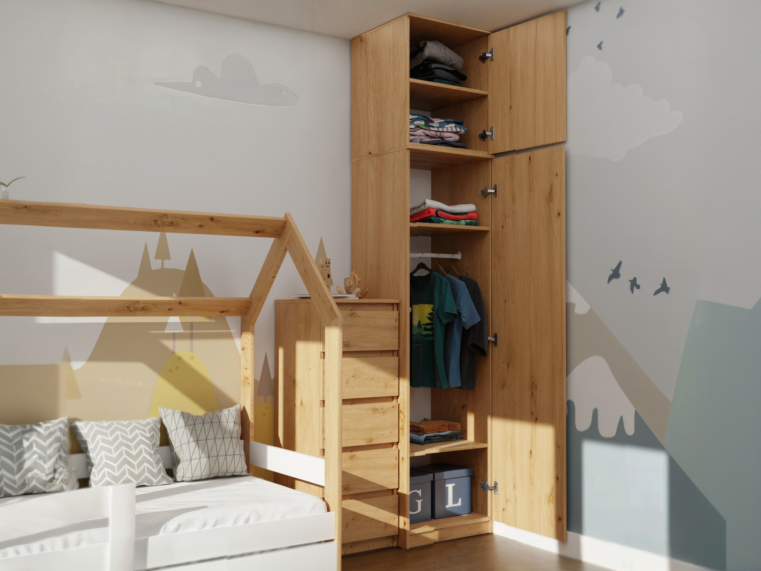 Roupeiro Mandeville 399 (Carvalho Artisan)