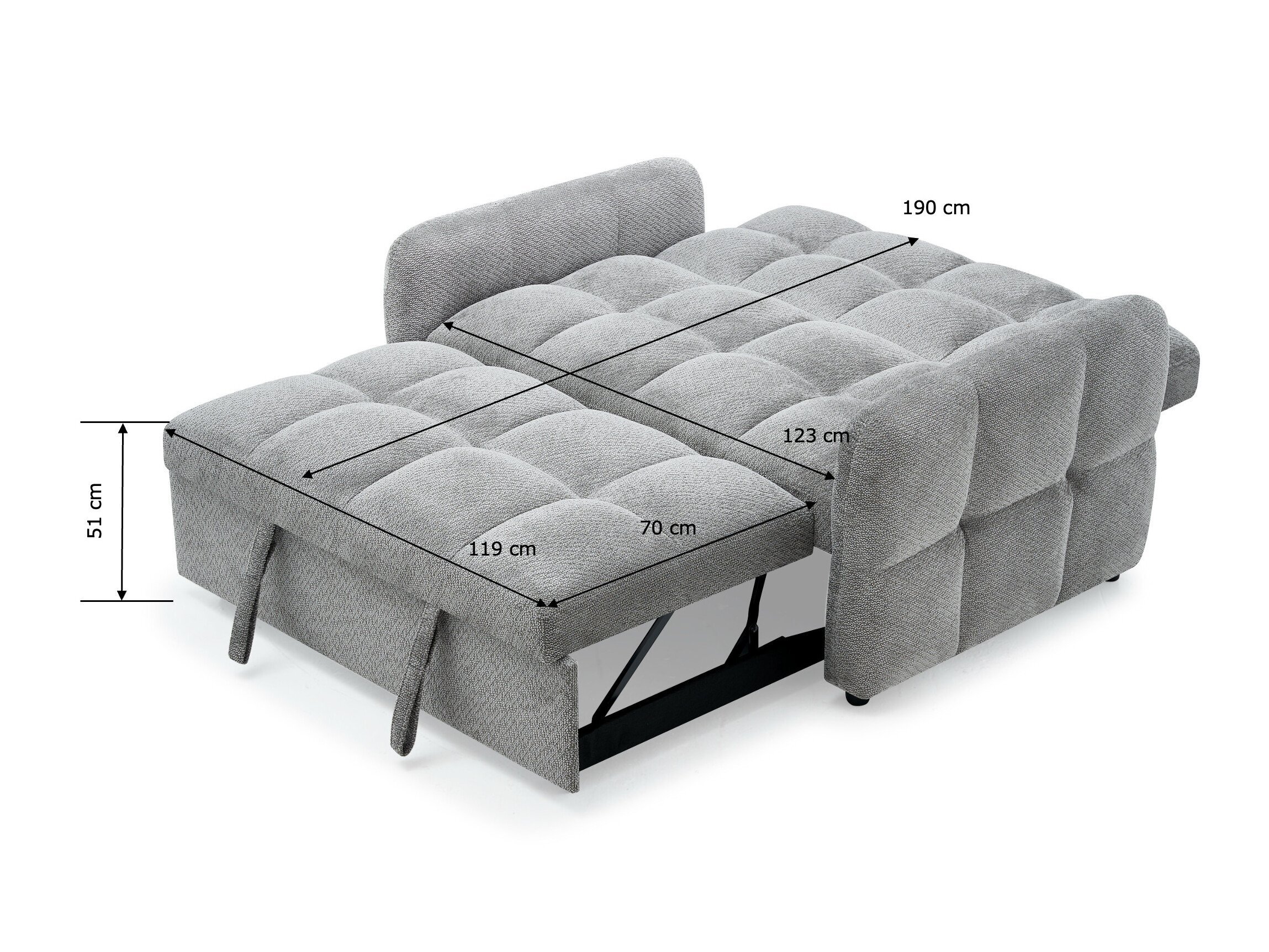 Sofá-cama Comfivo Moditas (Egon 48)