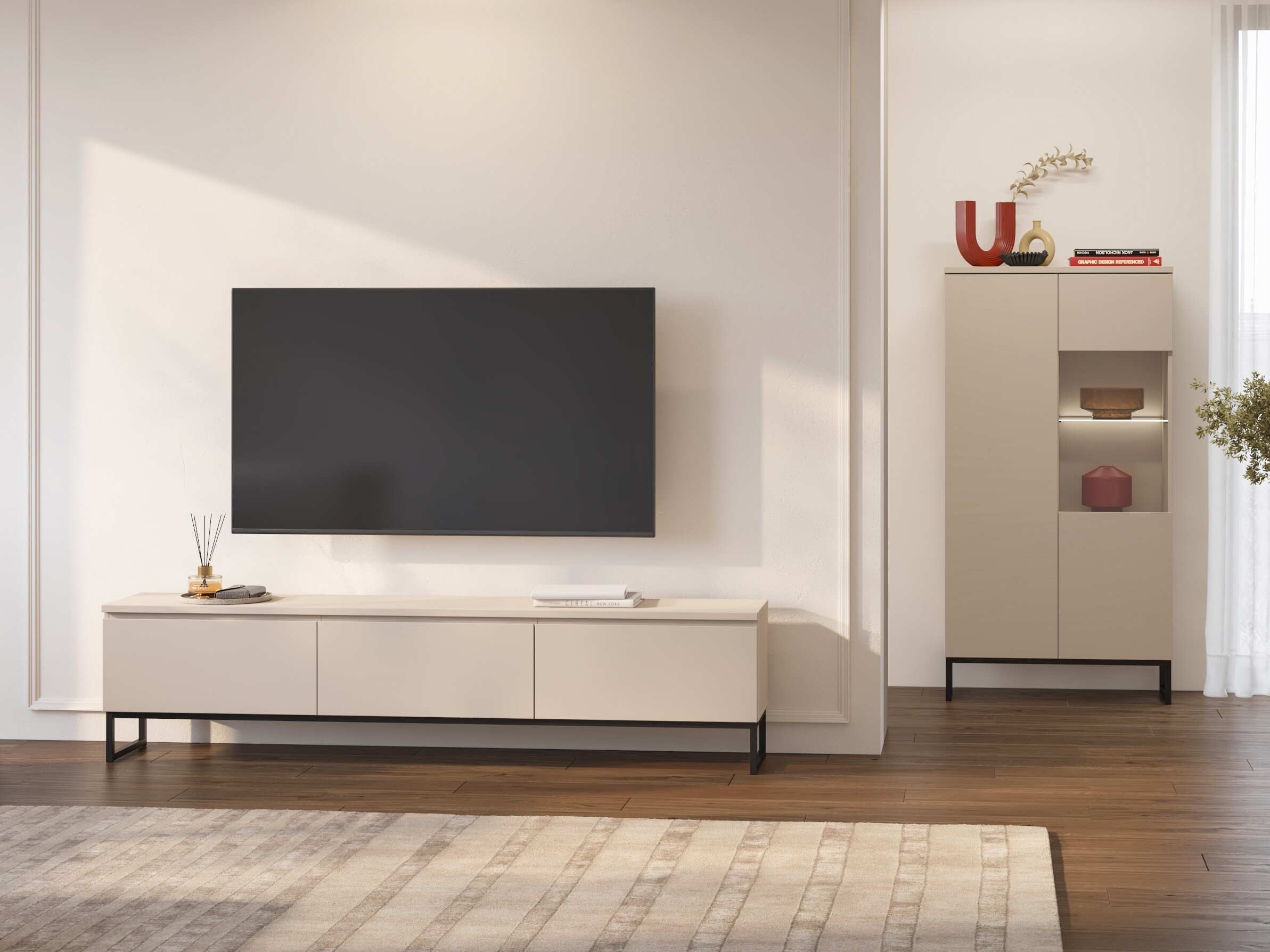 Conjunto para sala de estar Velsora 106 (Caxemira)