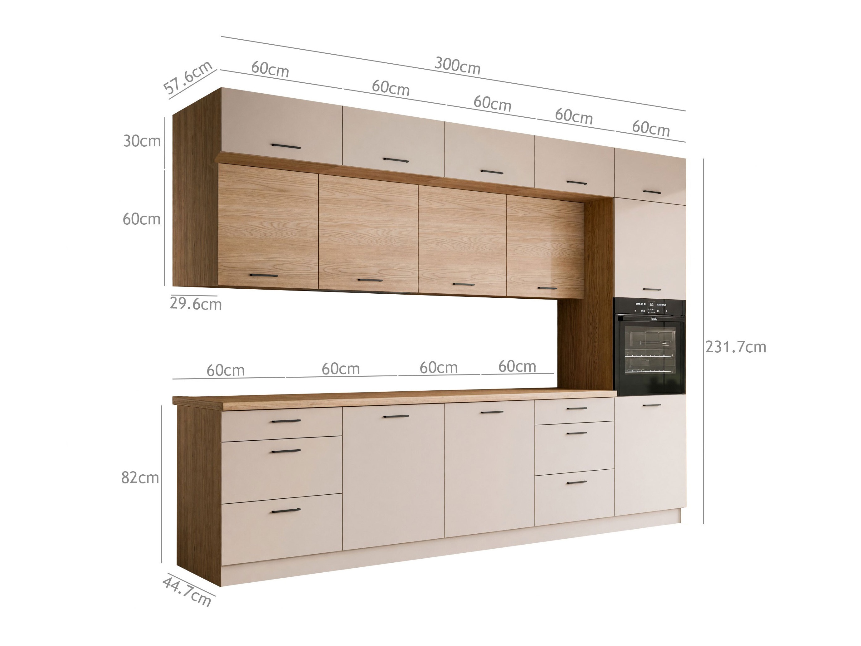 Conjunto de cozinha modular Ati Torro 141