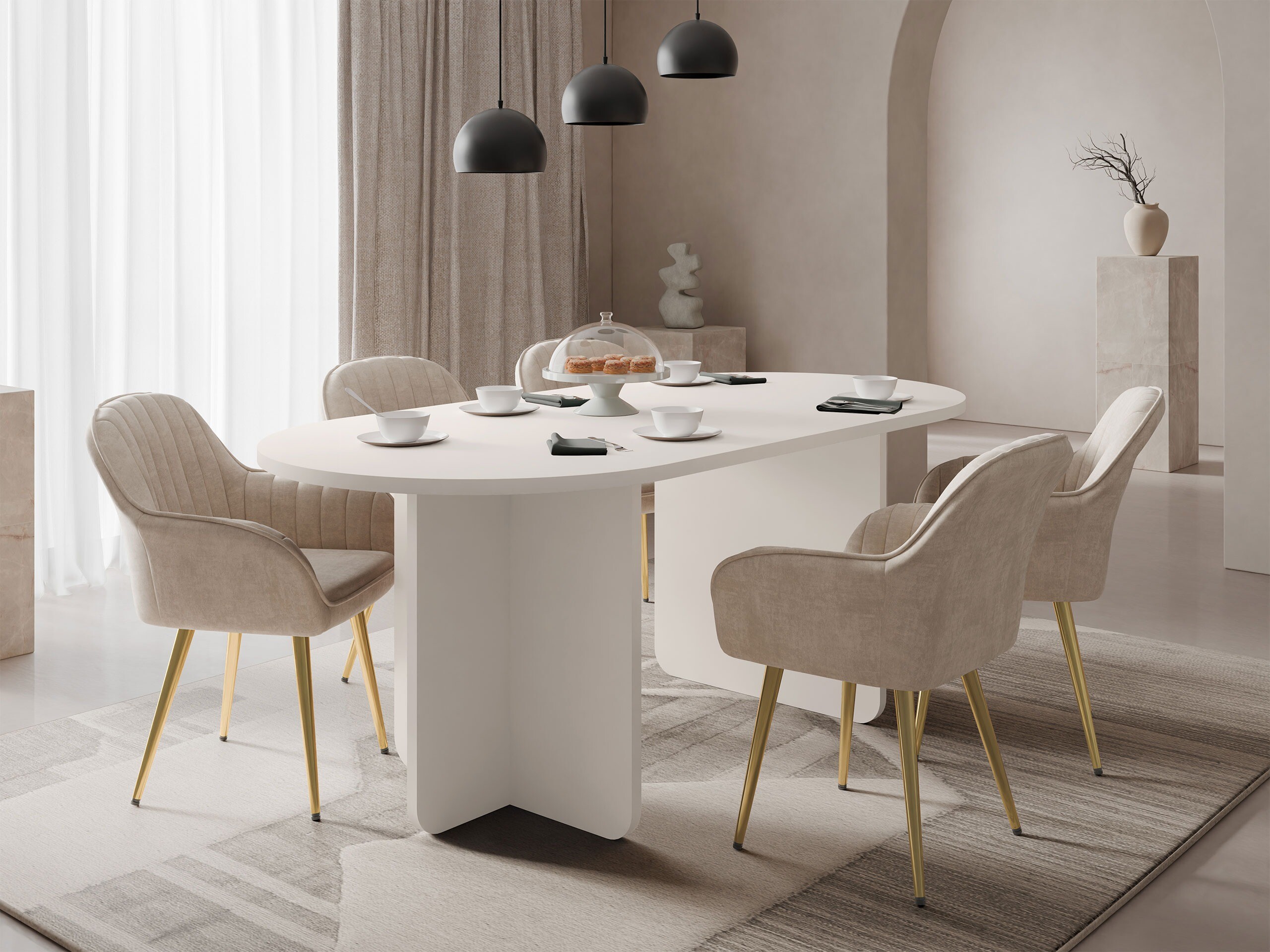 Mesa Comfivo Humar (Bege)
