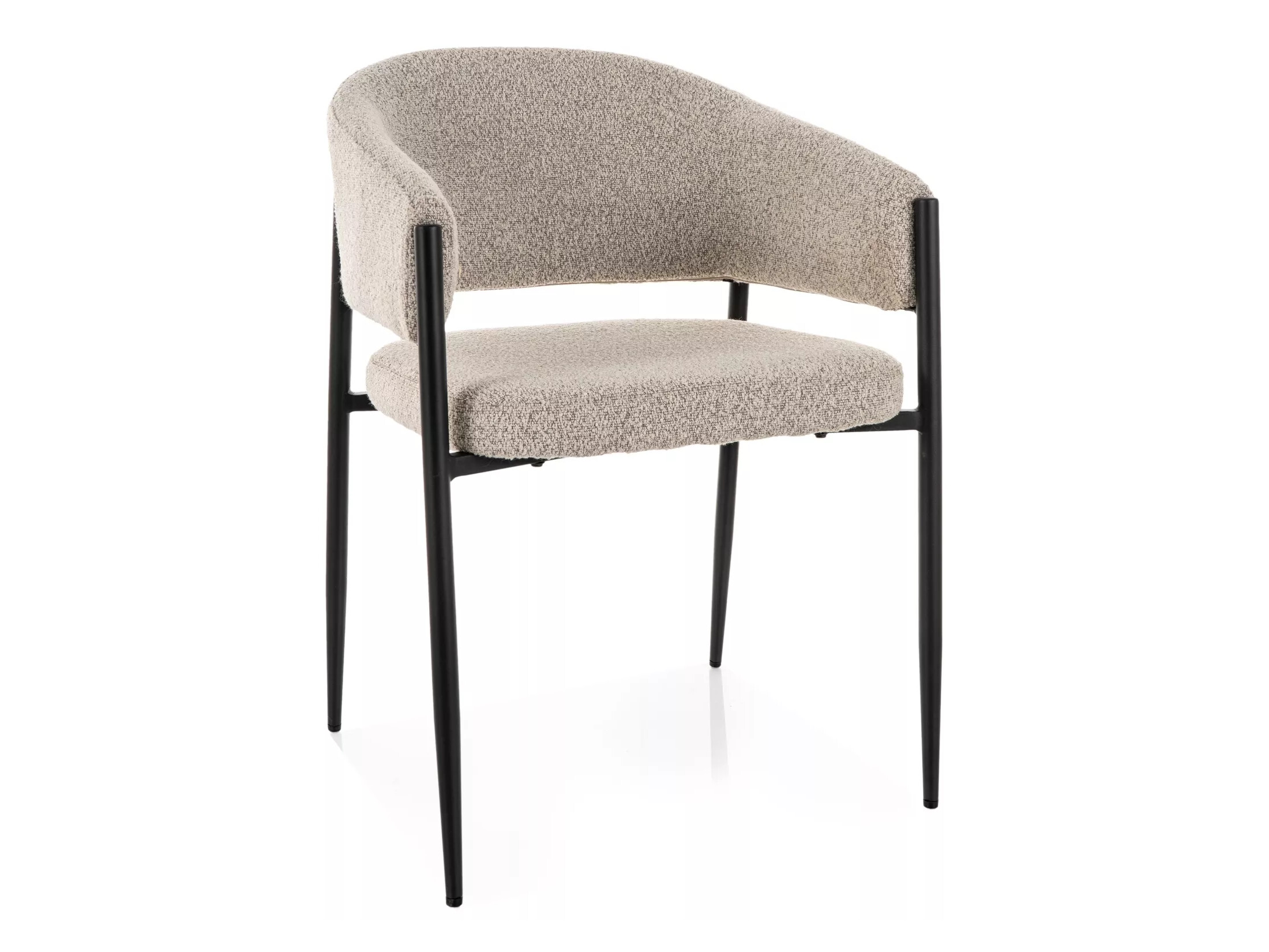 Cadeira Detroit 1053 (Bege + Mate Preto)