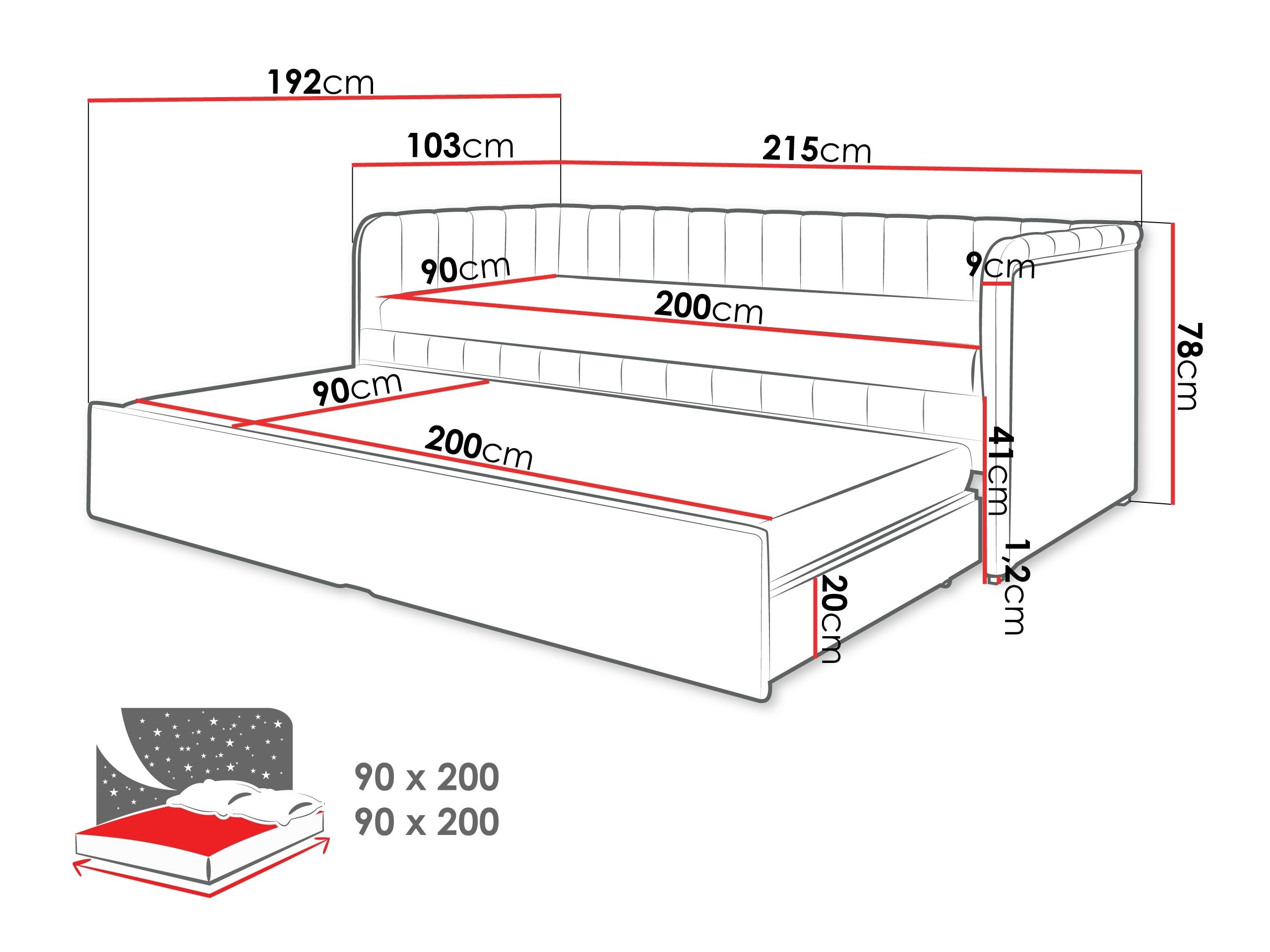 Cama Ogden 177 (Vera 01)