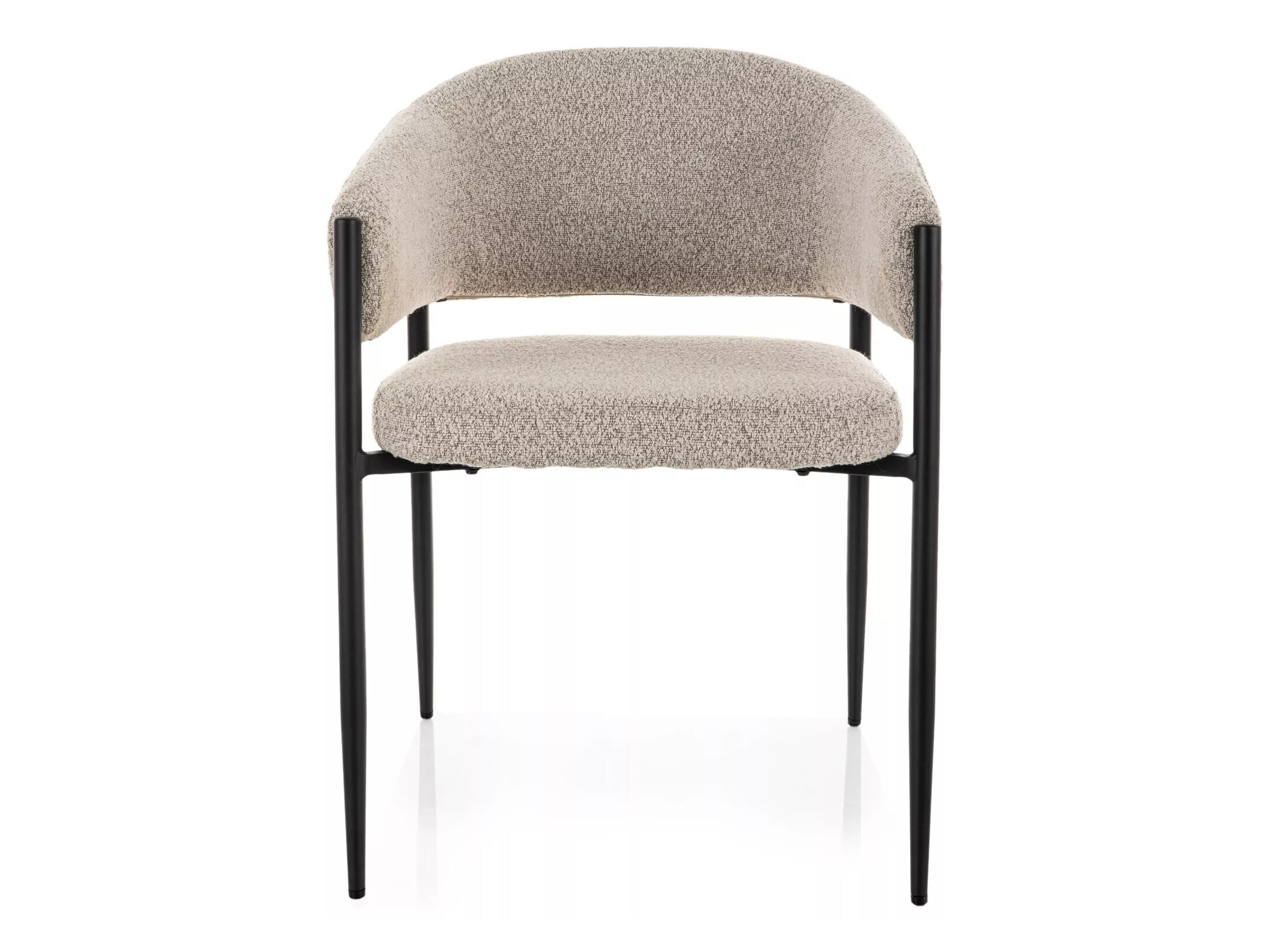 Cadeira Detroit 1053 (Bege + Mate Preto)