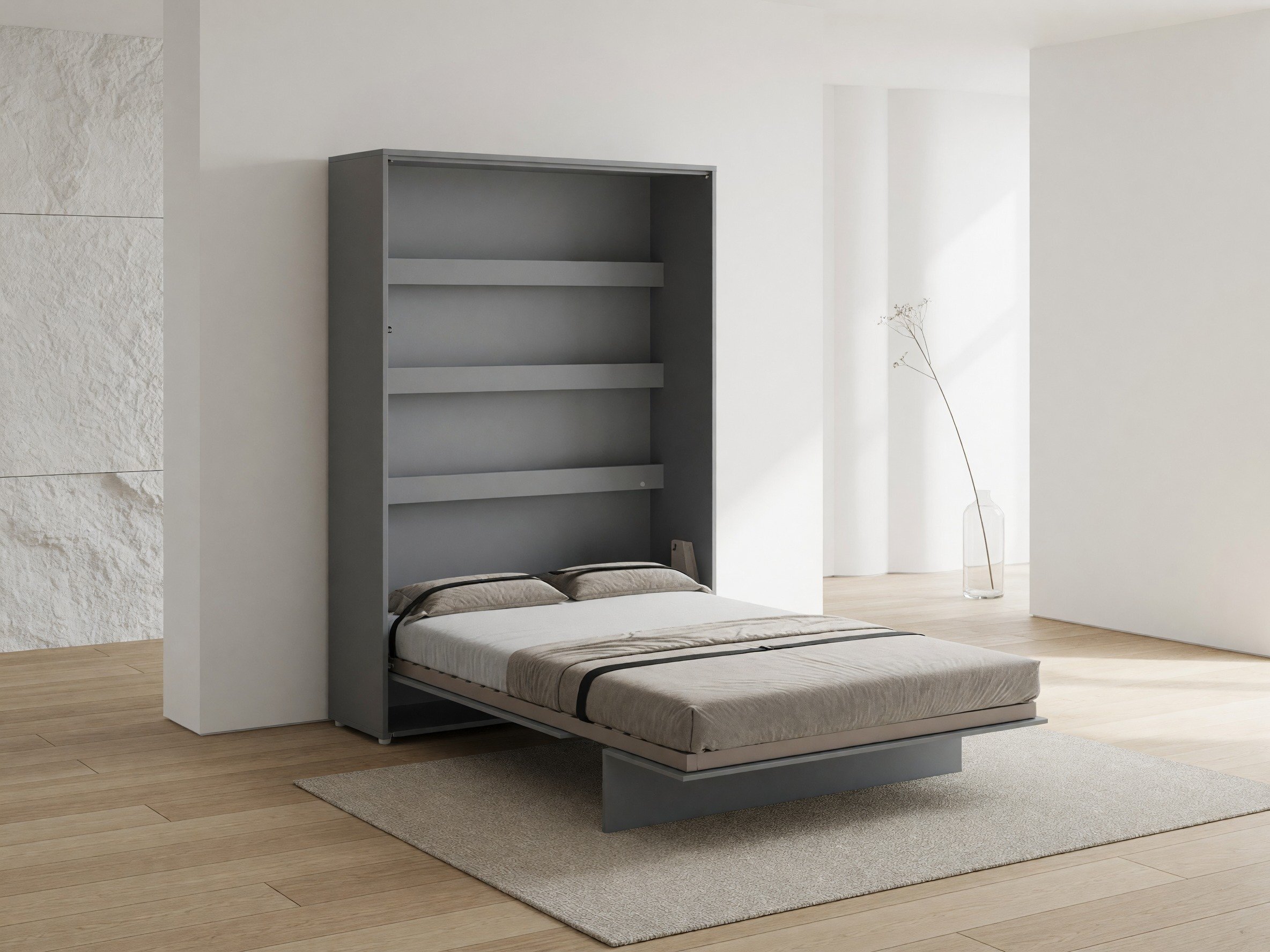 Cama rebatível Concept Lenart (Cinzento)