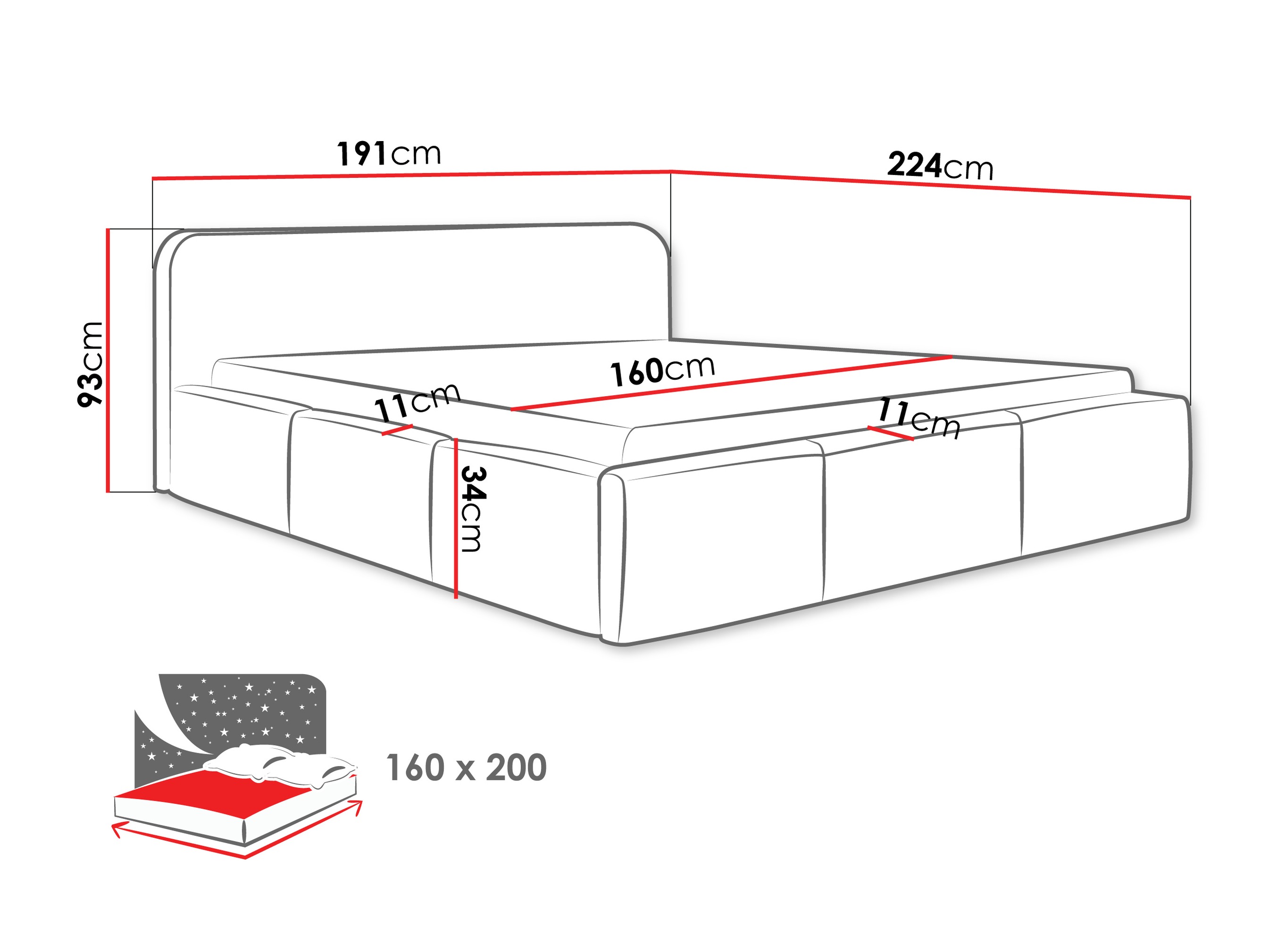 Cama TrendyNest Libis (Kronos 09)