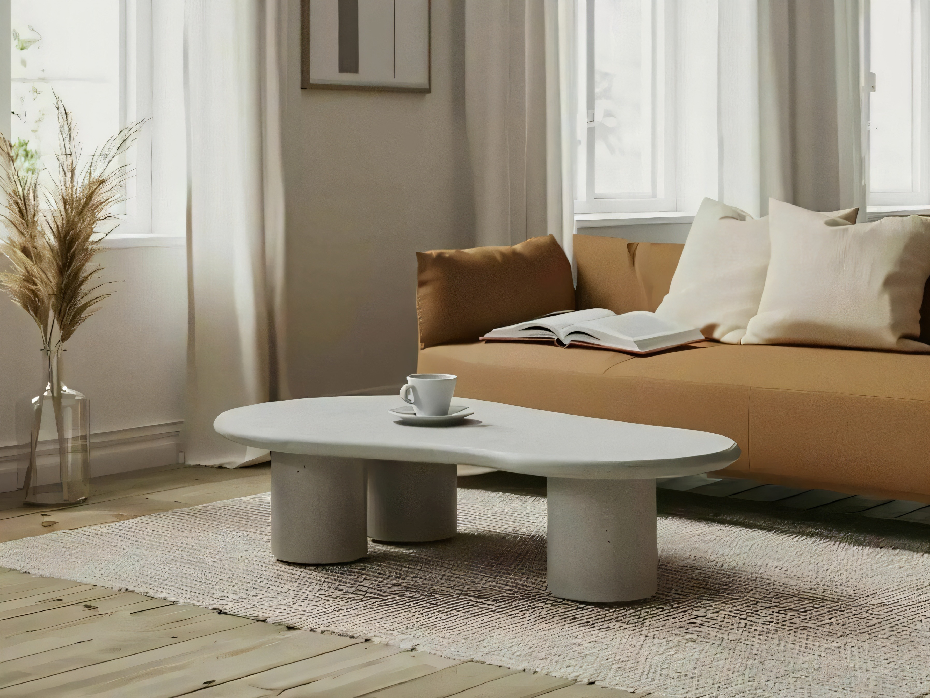 Mesa de centro Detroit 1060 (Cinzento claro)
