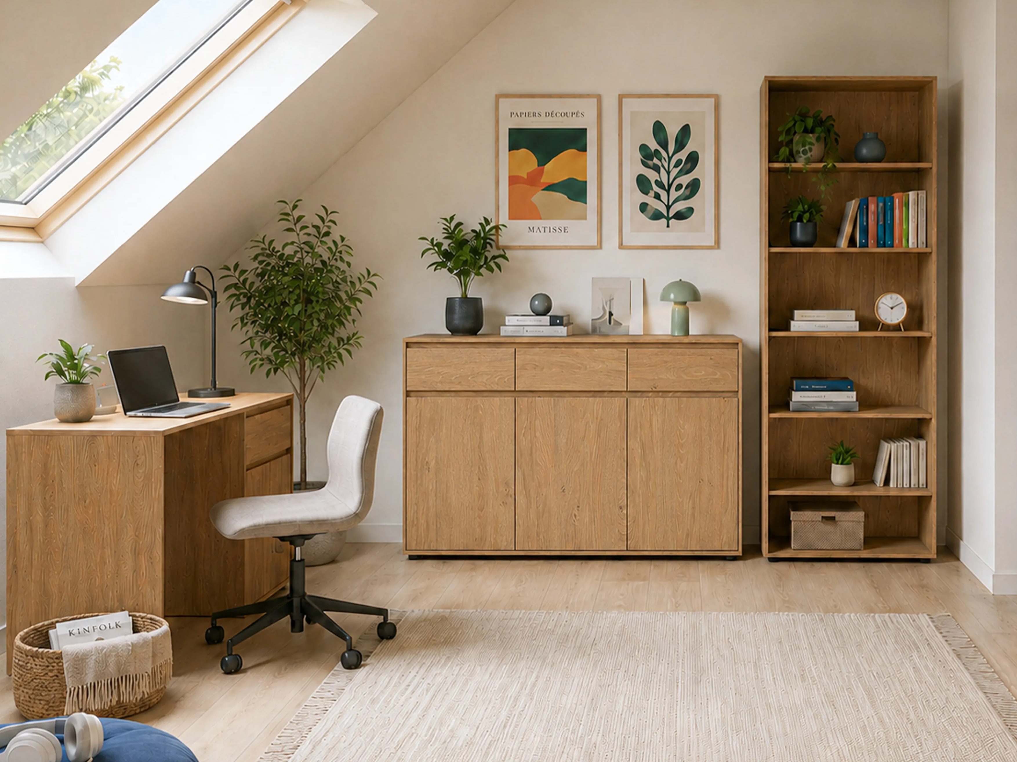 Conjunto para escritório em casa Elbteni 112