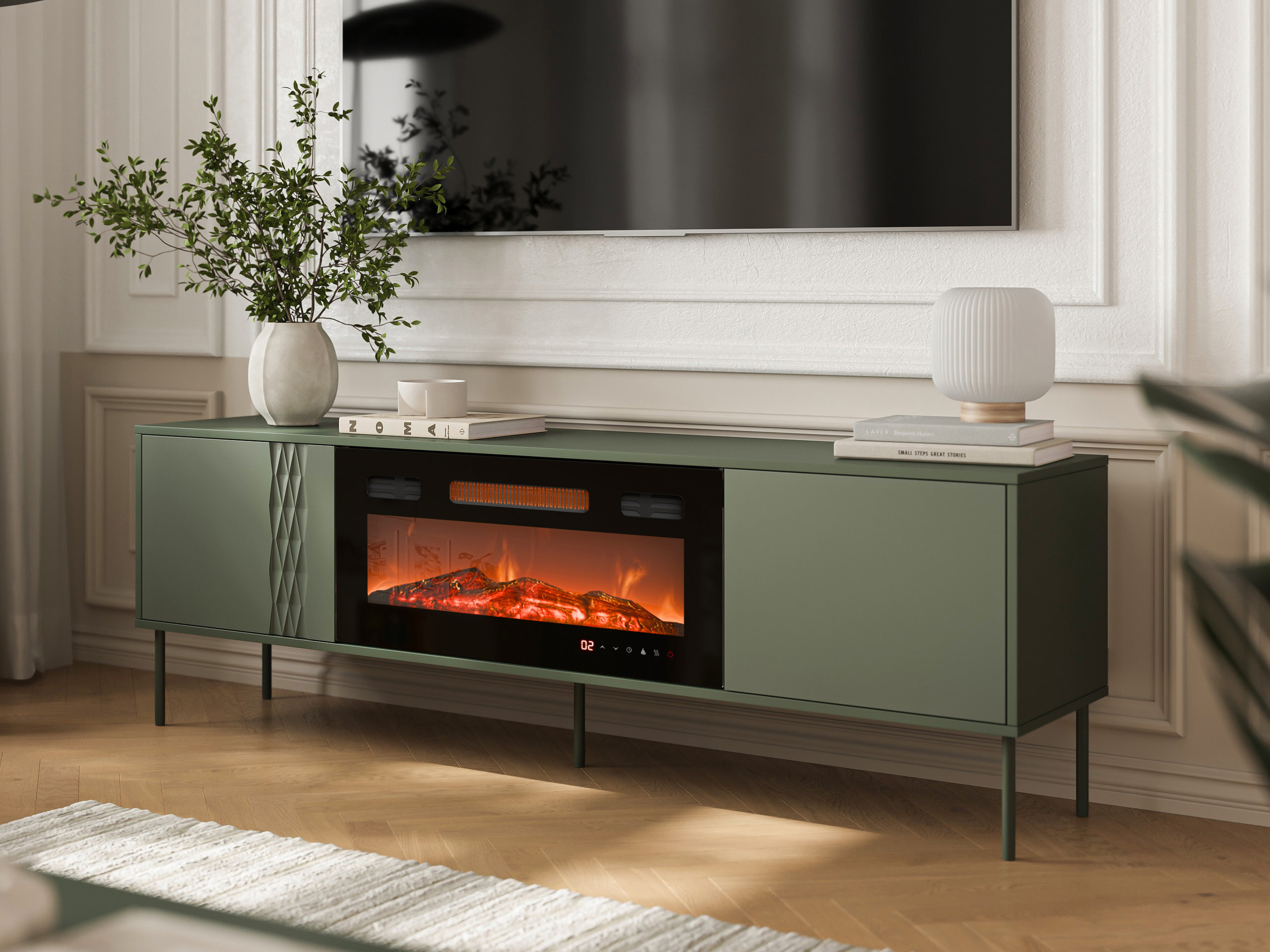 Móvel de TV Tolete 107 (Verde)