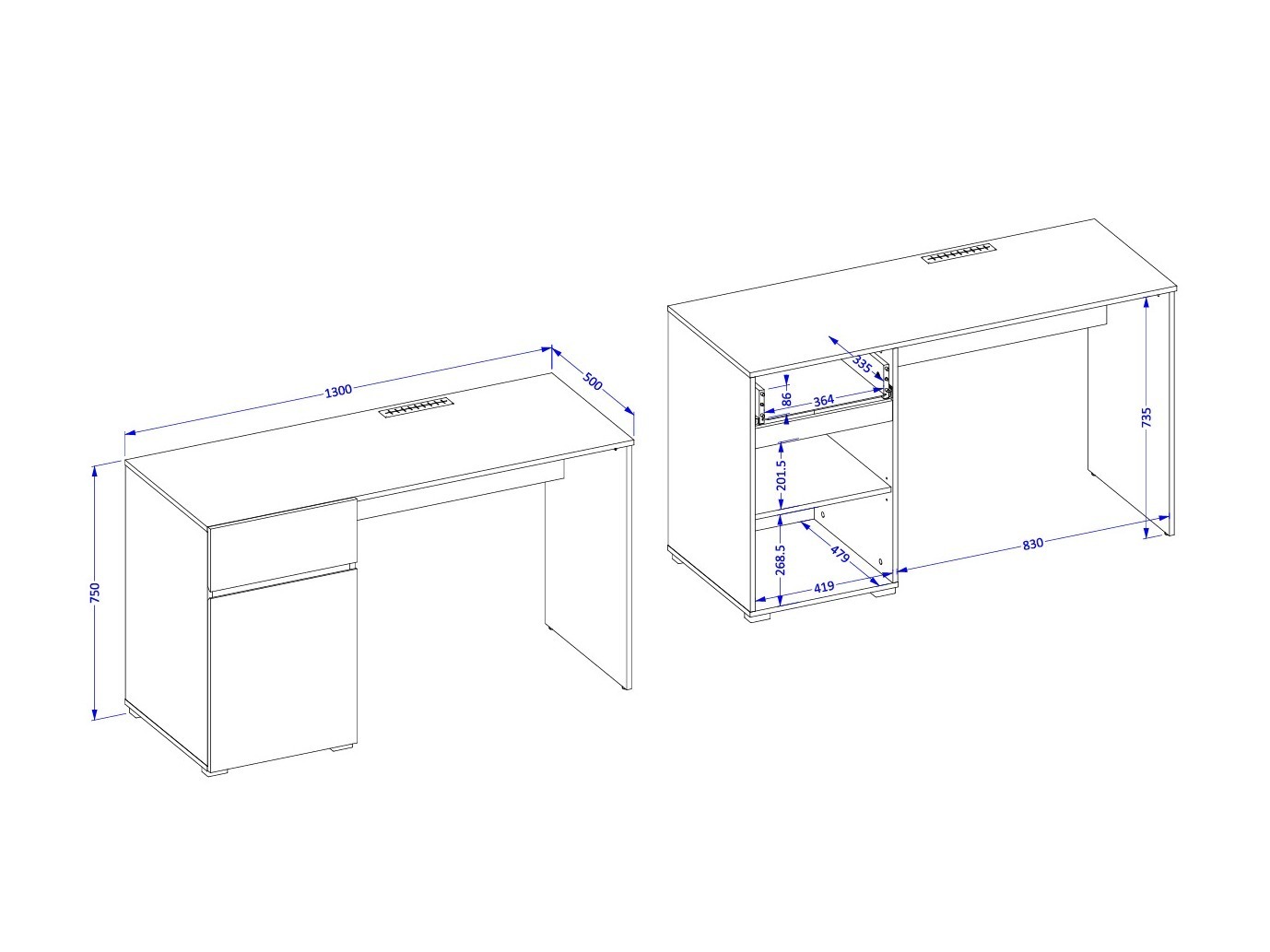 Mesa de escritório SP7267