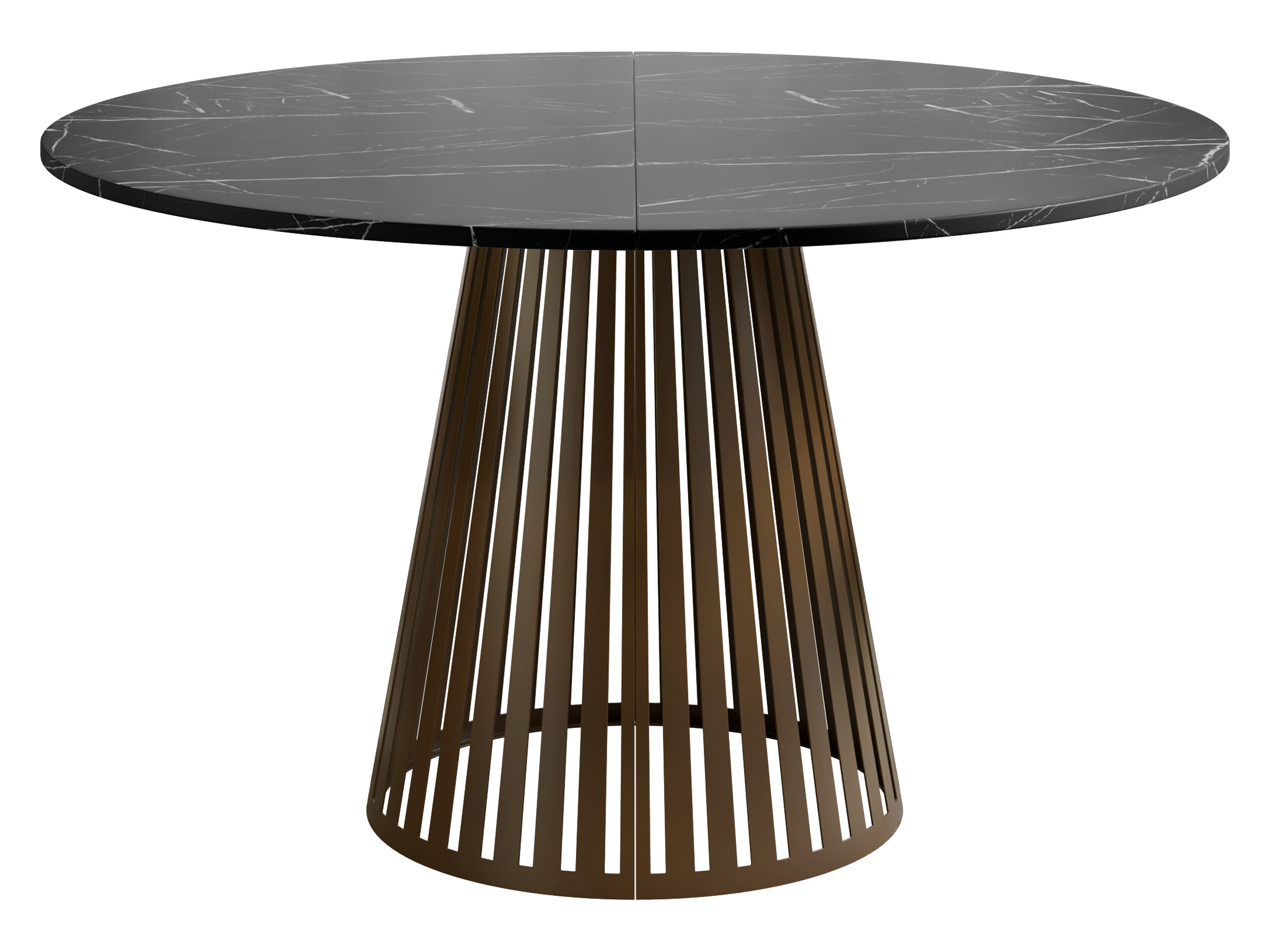 Mesa Prudentia II (Mármore preto + Castanho)
