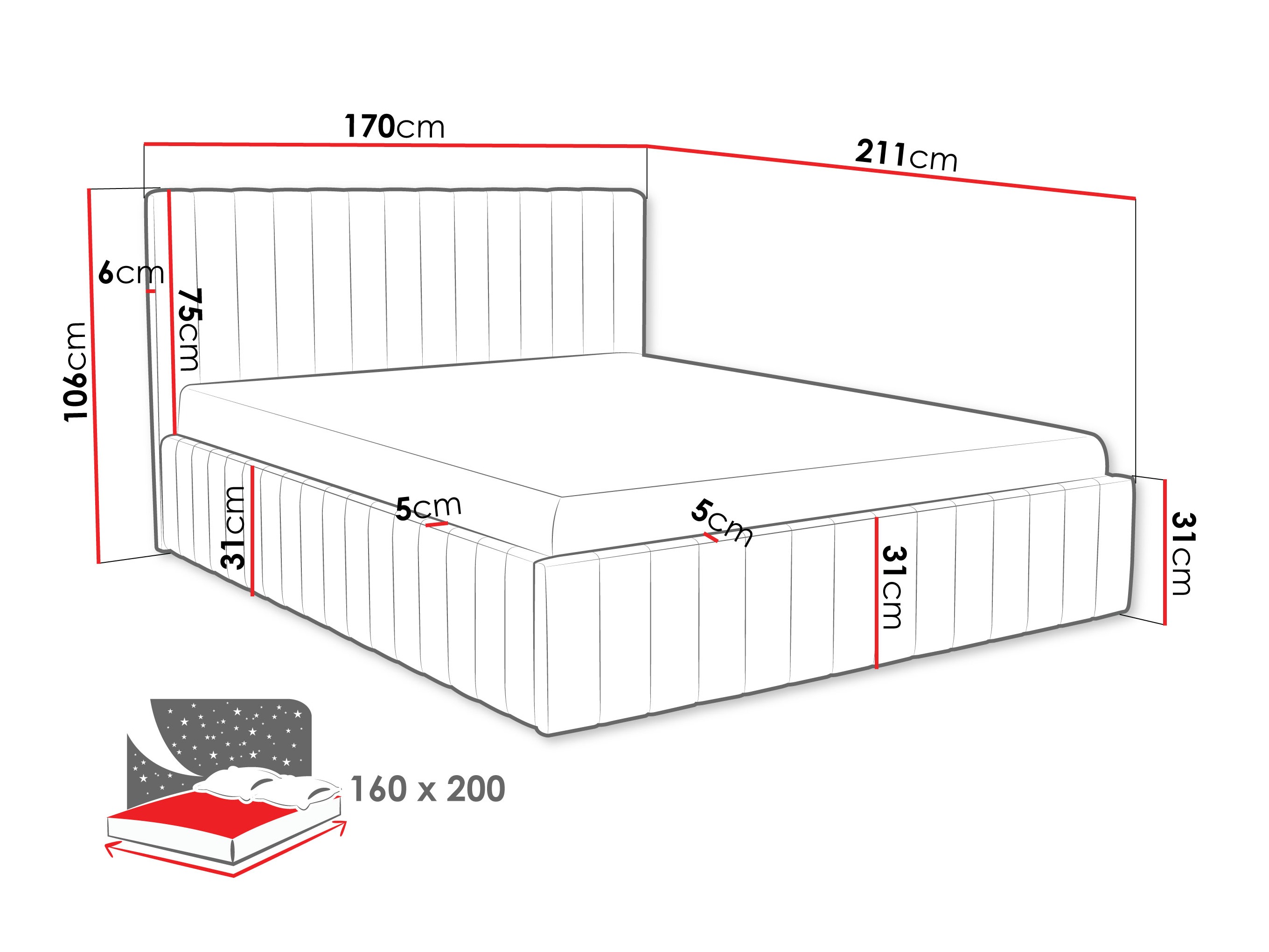 Cama SP7286