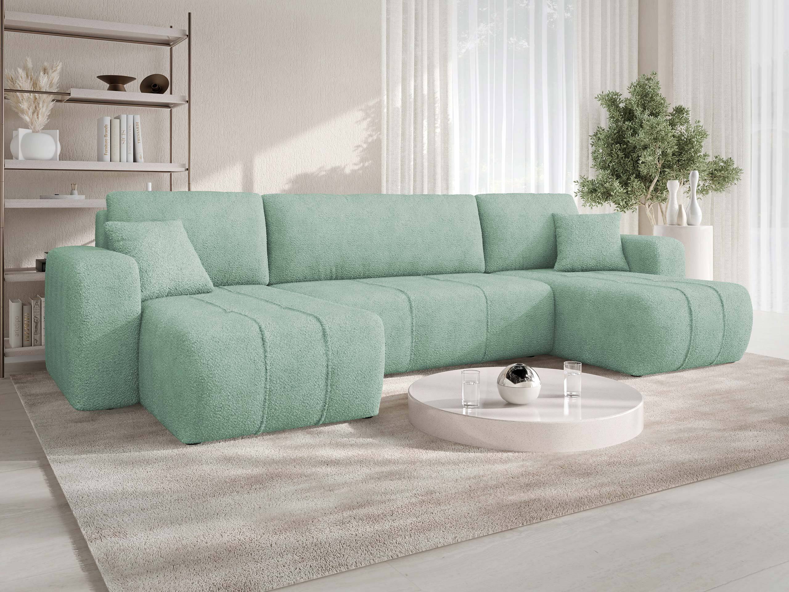 Sofá de canto Comfivo Laurus II (Coral 55)