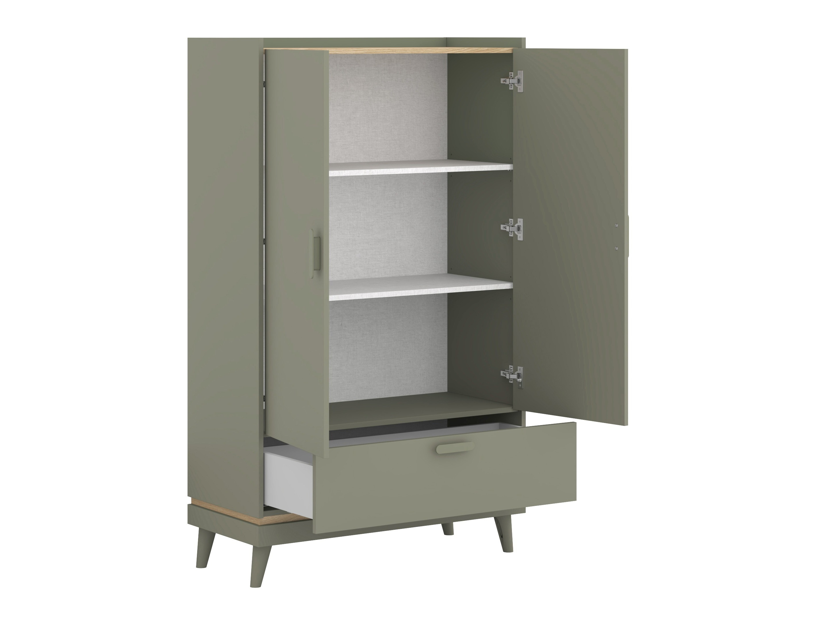 Estante Fertalu 105 (Verde + Carvalho)